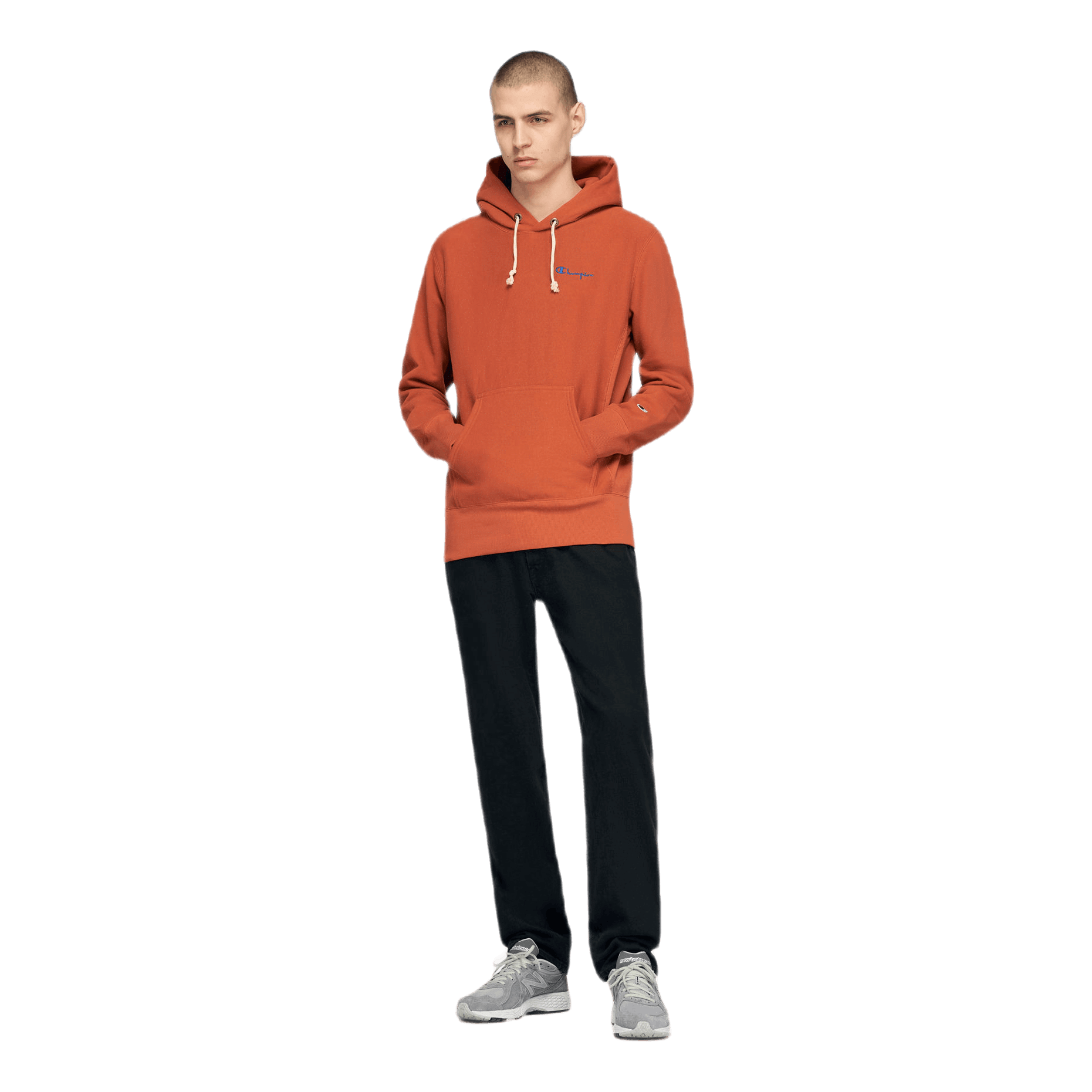 Champion Hooded Sweatshirt Brown