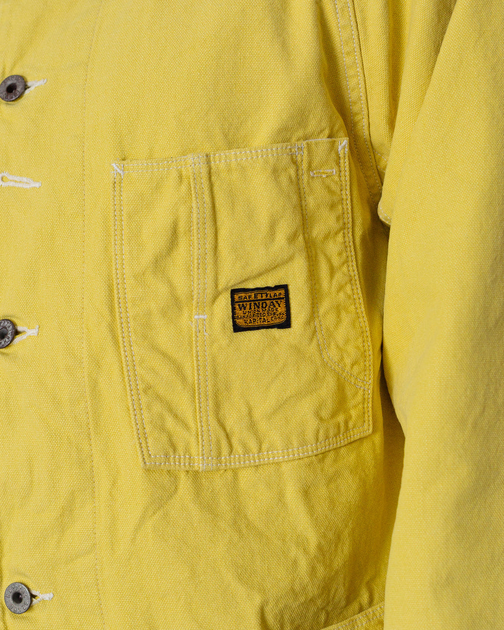 Kapital Canvas Cactus Coverall - Sunfade Yellow