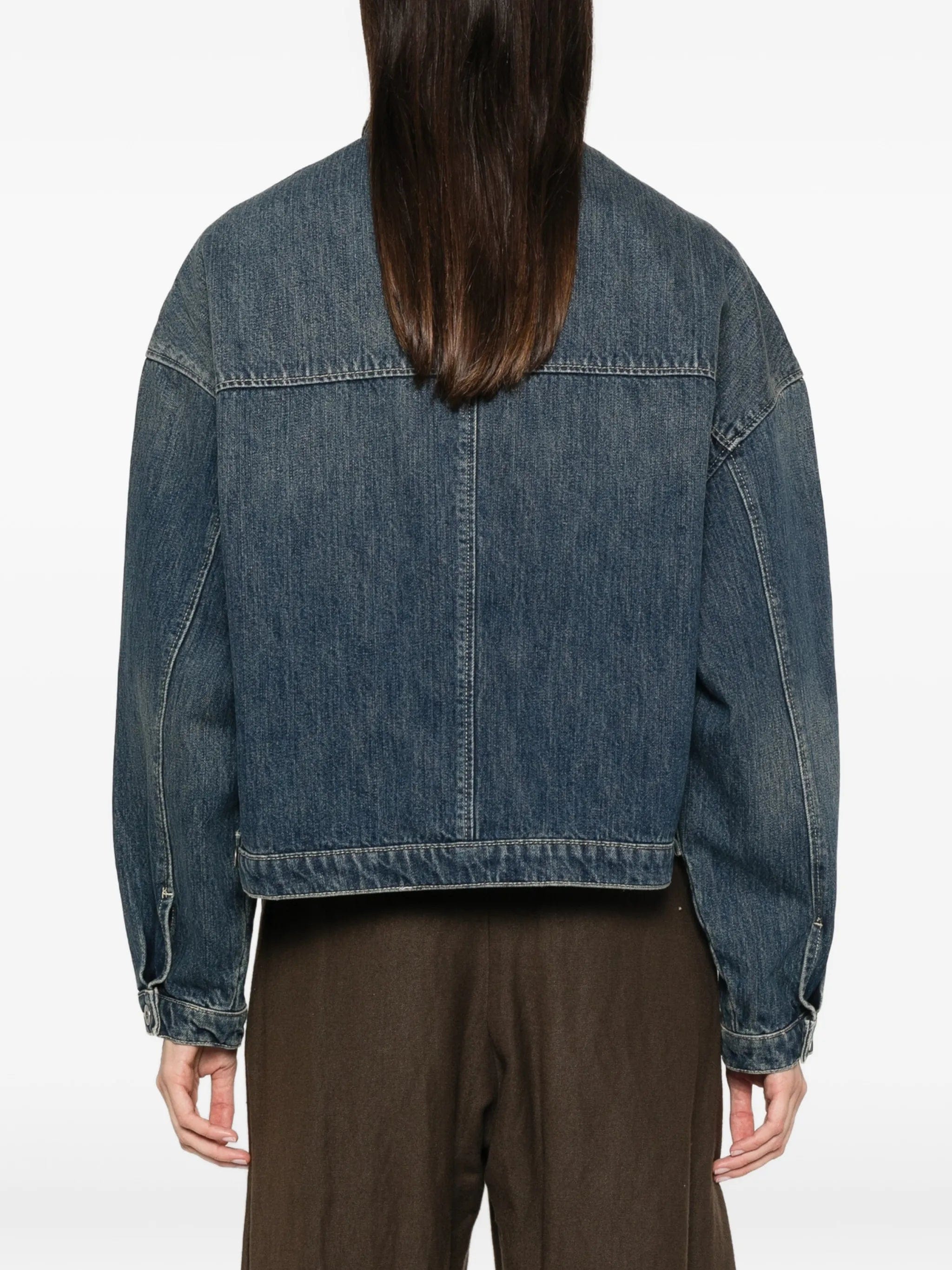 Soeur Lys belted denim jacket