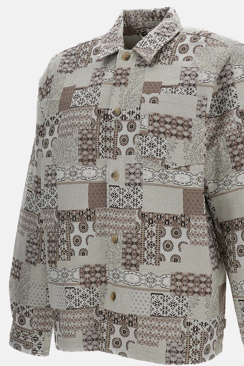 Les Deux GIACCA CAMICIA JACQUARD