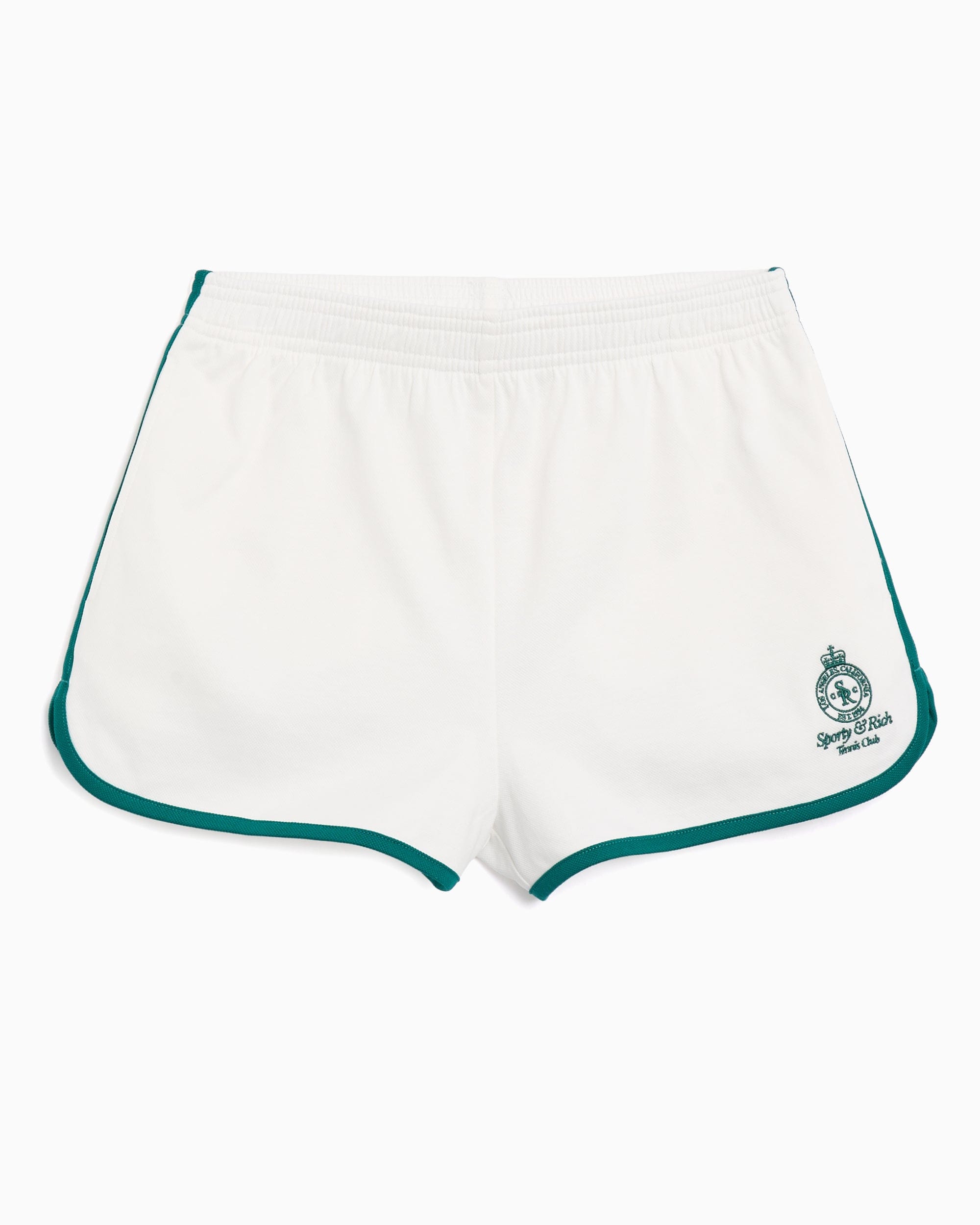Sporty & Rich Pantalones cortos Crop Sporty & Rich Crown Tennis Pique para mujer