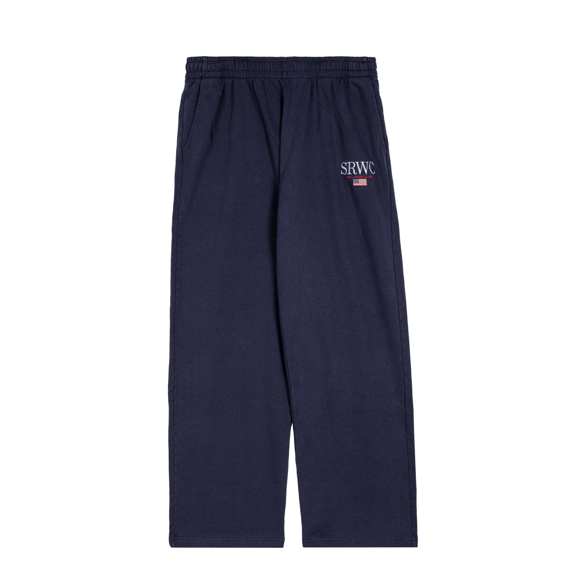 Sporty & Rich Nautical Embroidered Wide Sweatpant