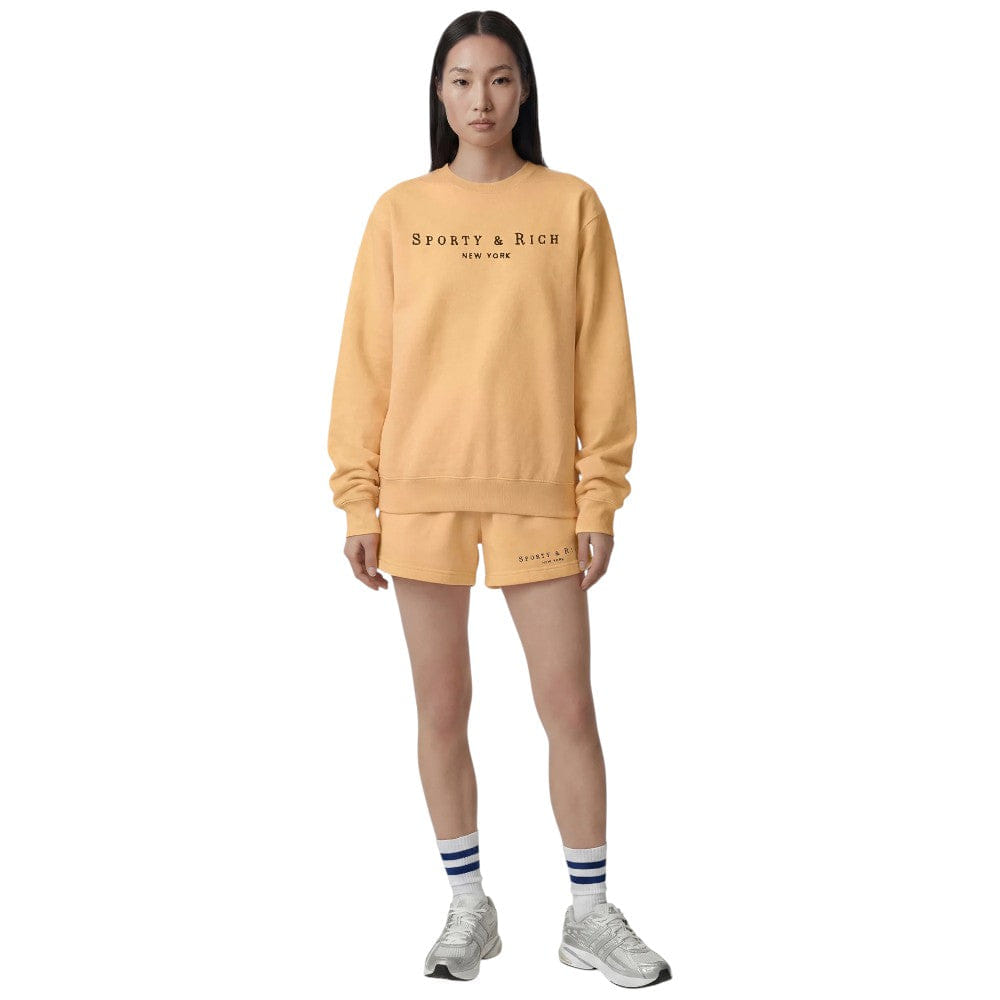 Sporty & RICH Title Embroidered Crewneck