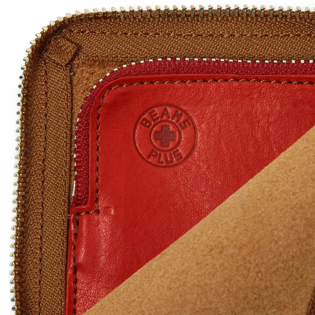 Beams Plus Double Zip Wallet