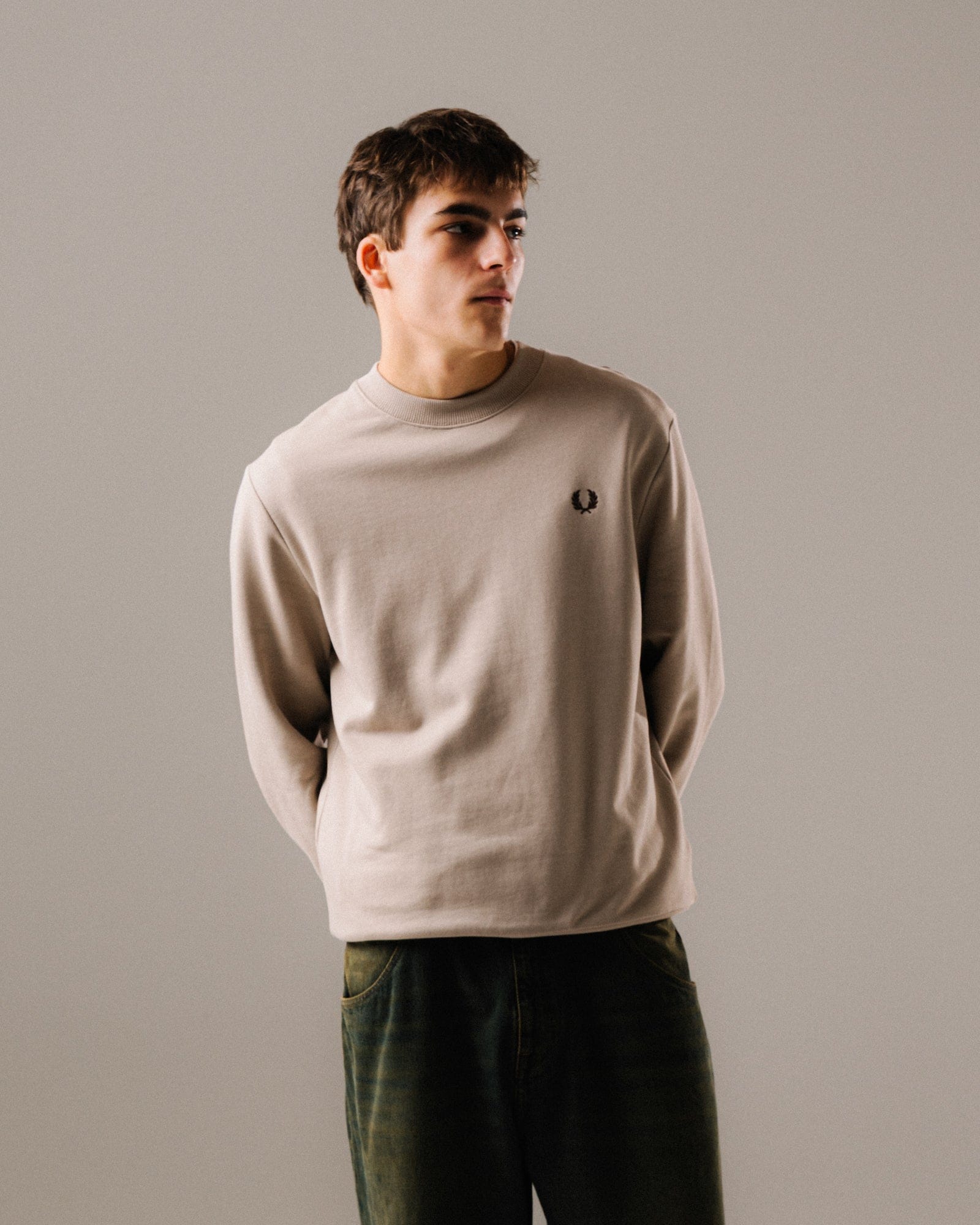 Fred Perry Crew Neck Sweatshirt