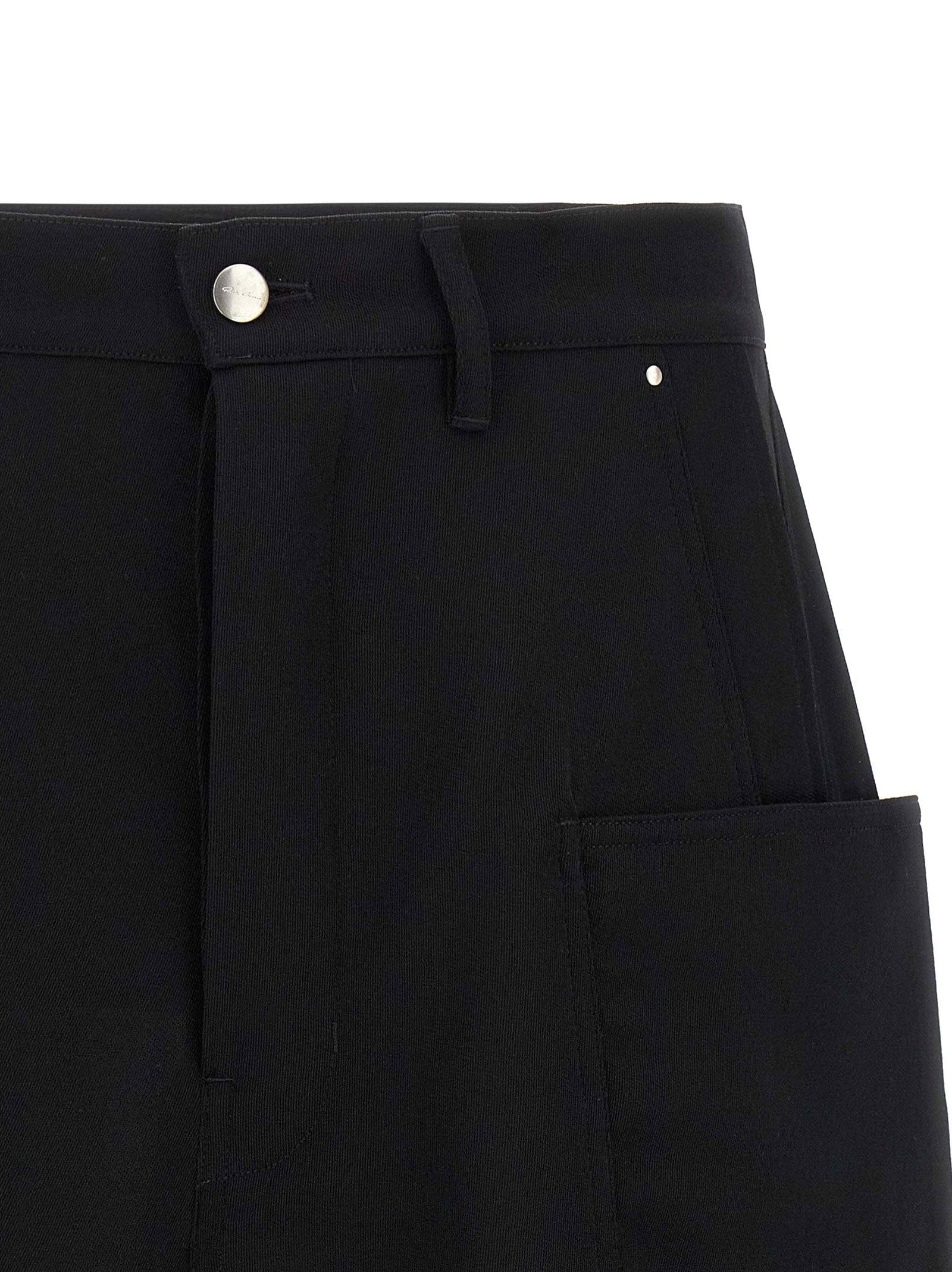 Rick Owens Stefan Cargo Bermuda Shorts — Black