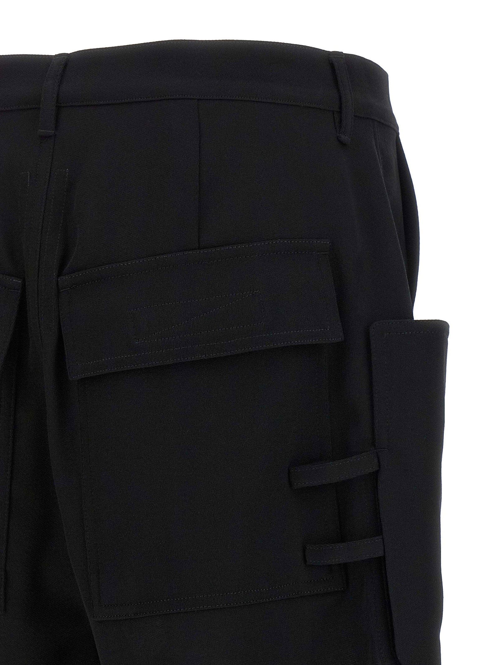 Rick Owens Stefan Cargo Bermuda Shorts — Black