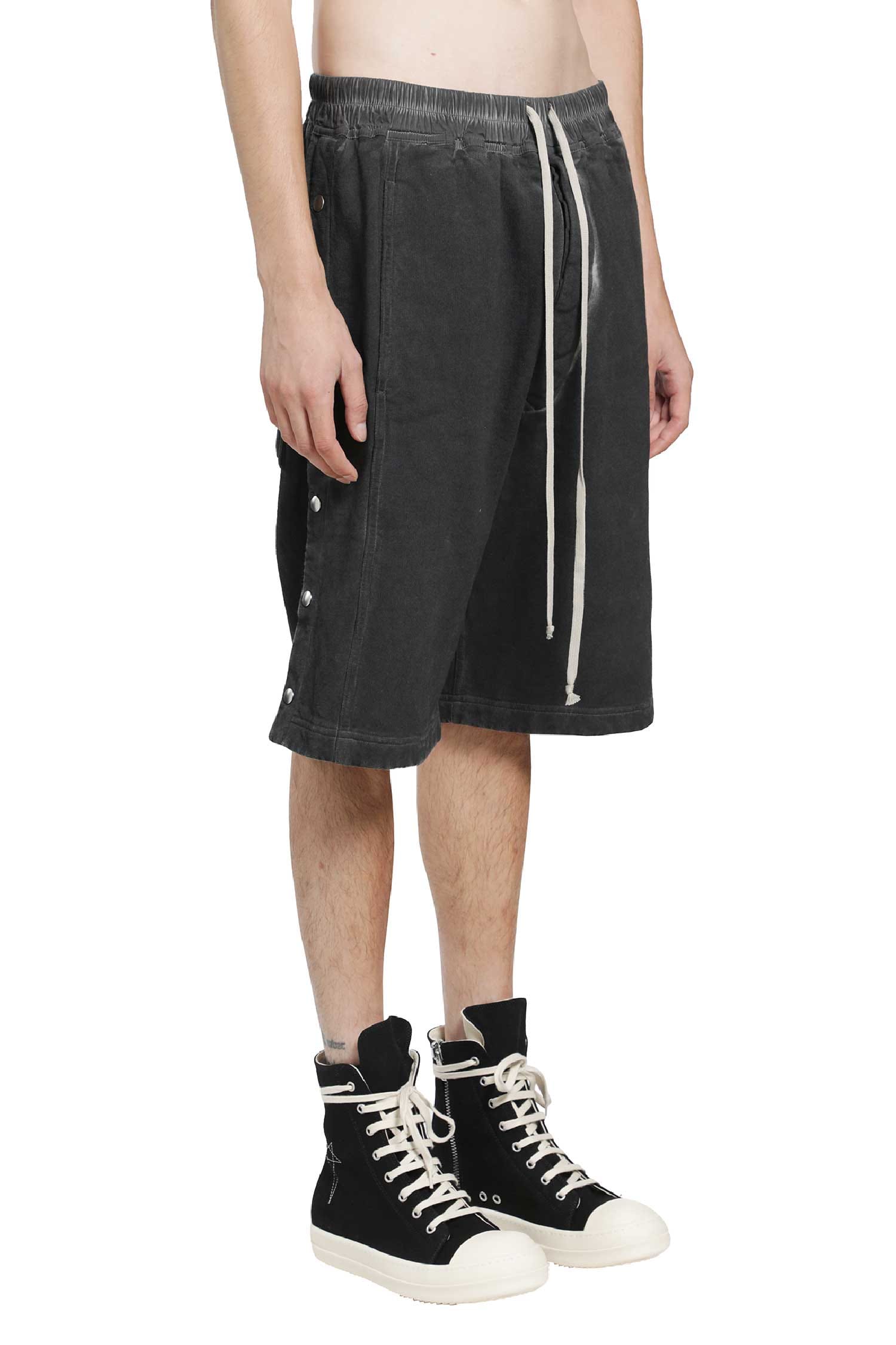RICK OWENS Drkshdw Tower Wide Pusher Shorts