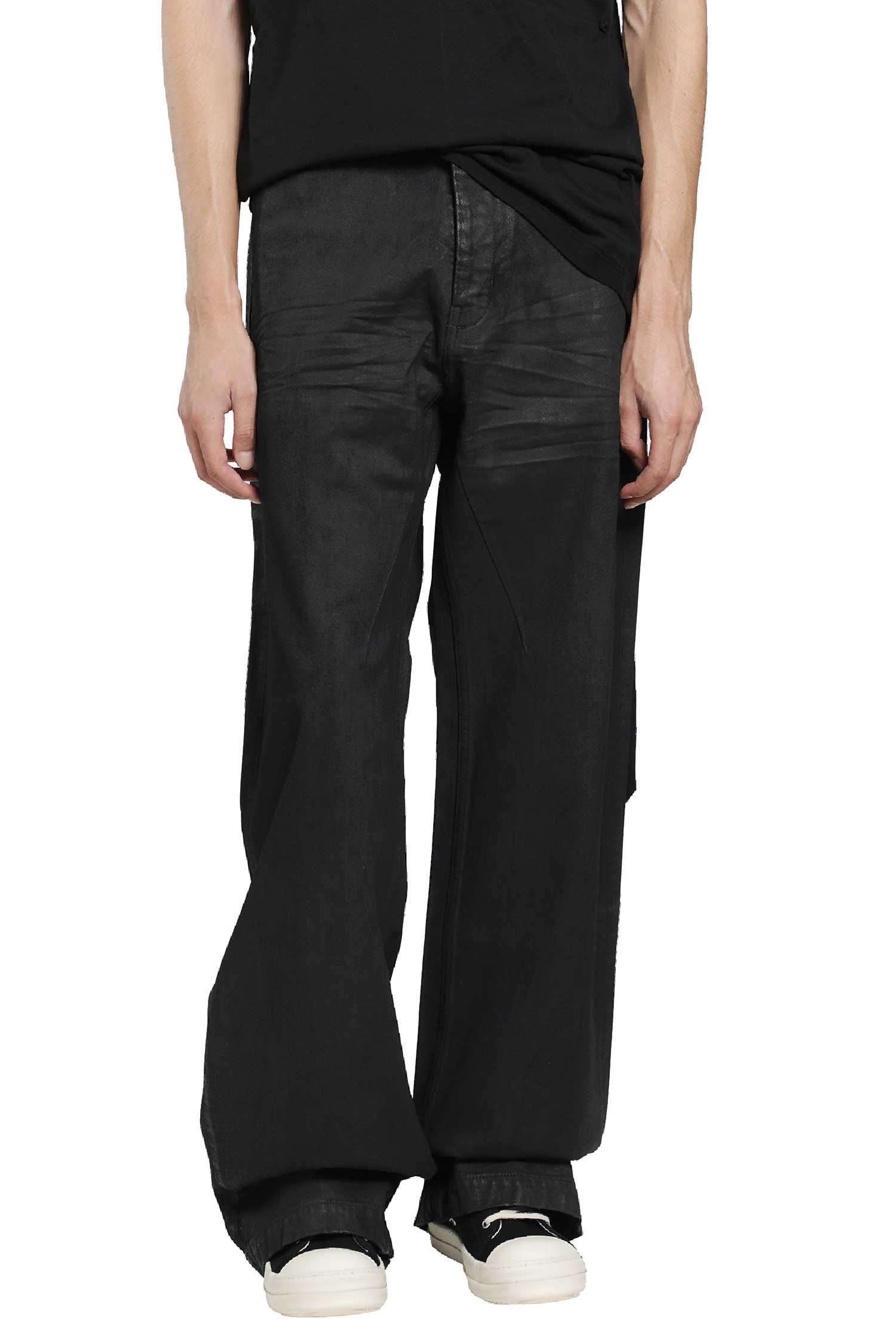 RICK OWENS Drkshdw Tower Geth Jeans in 13 oz Wax Denim