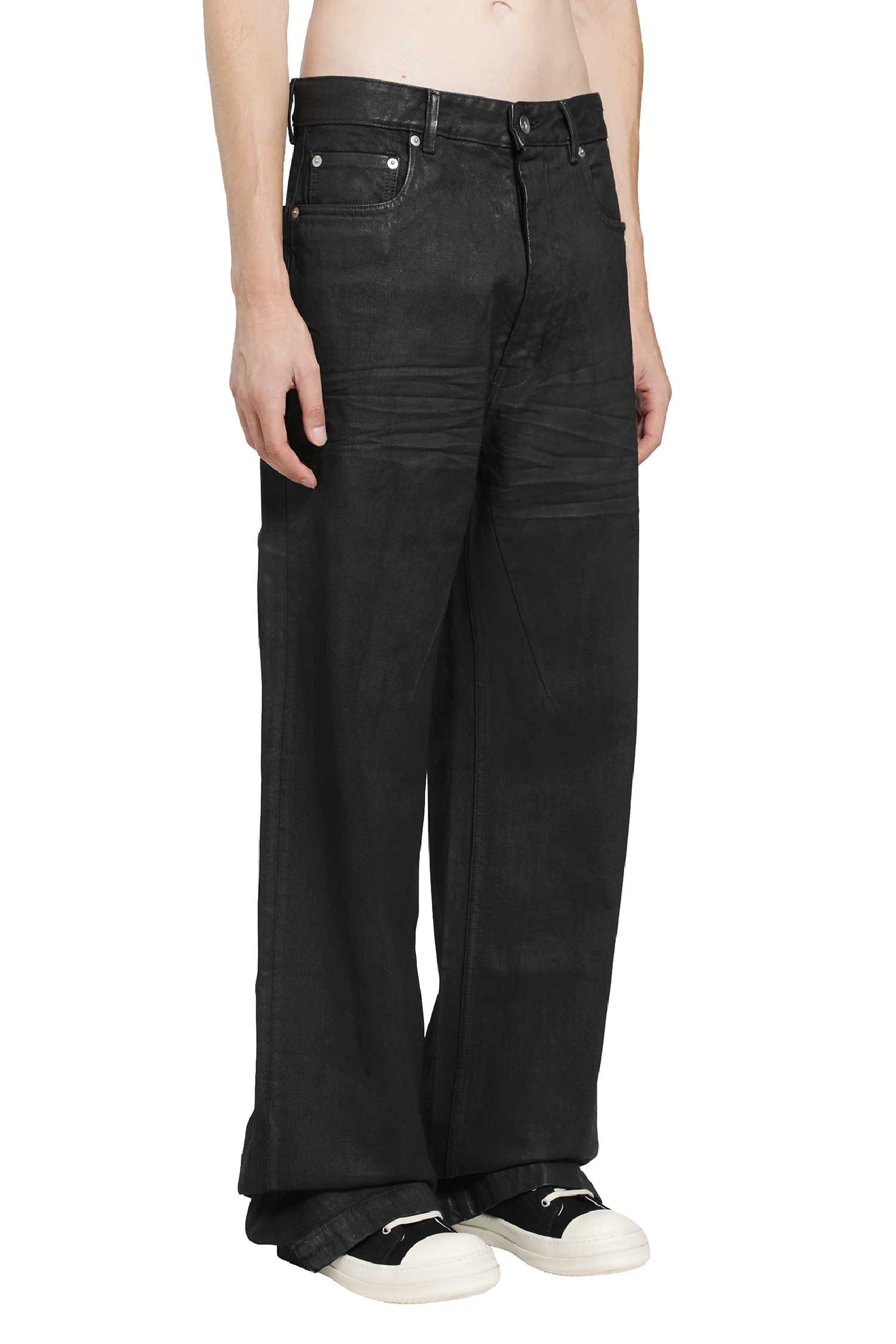 RICK OWENS Drkshdw Tower Geth Jeans in 13 oz Wax Denim