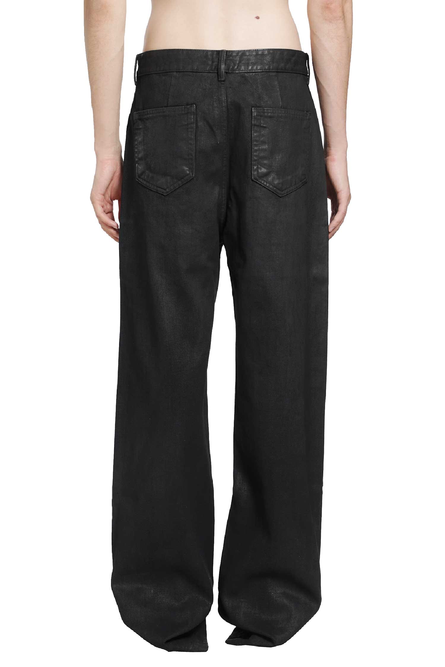 RICK OWENS Drkshdw Tower Geth Jeans in 13 oz Wax Denim