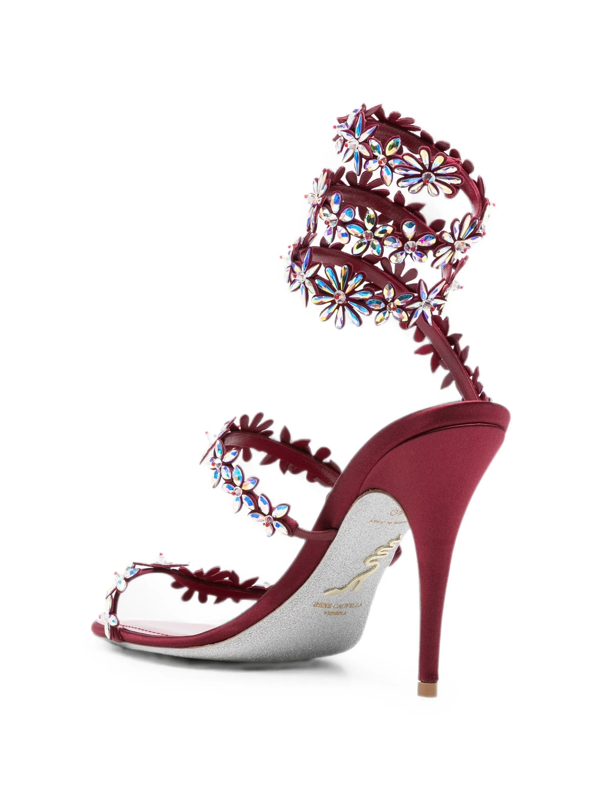 René Caovilla Eva crystal - embellished heeled sandals