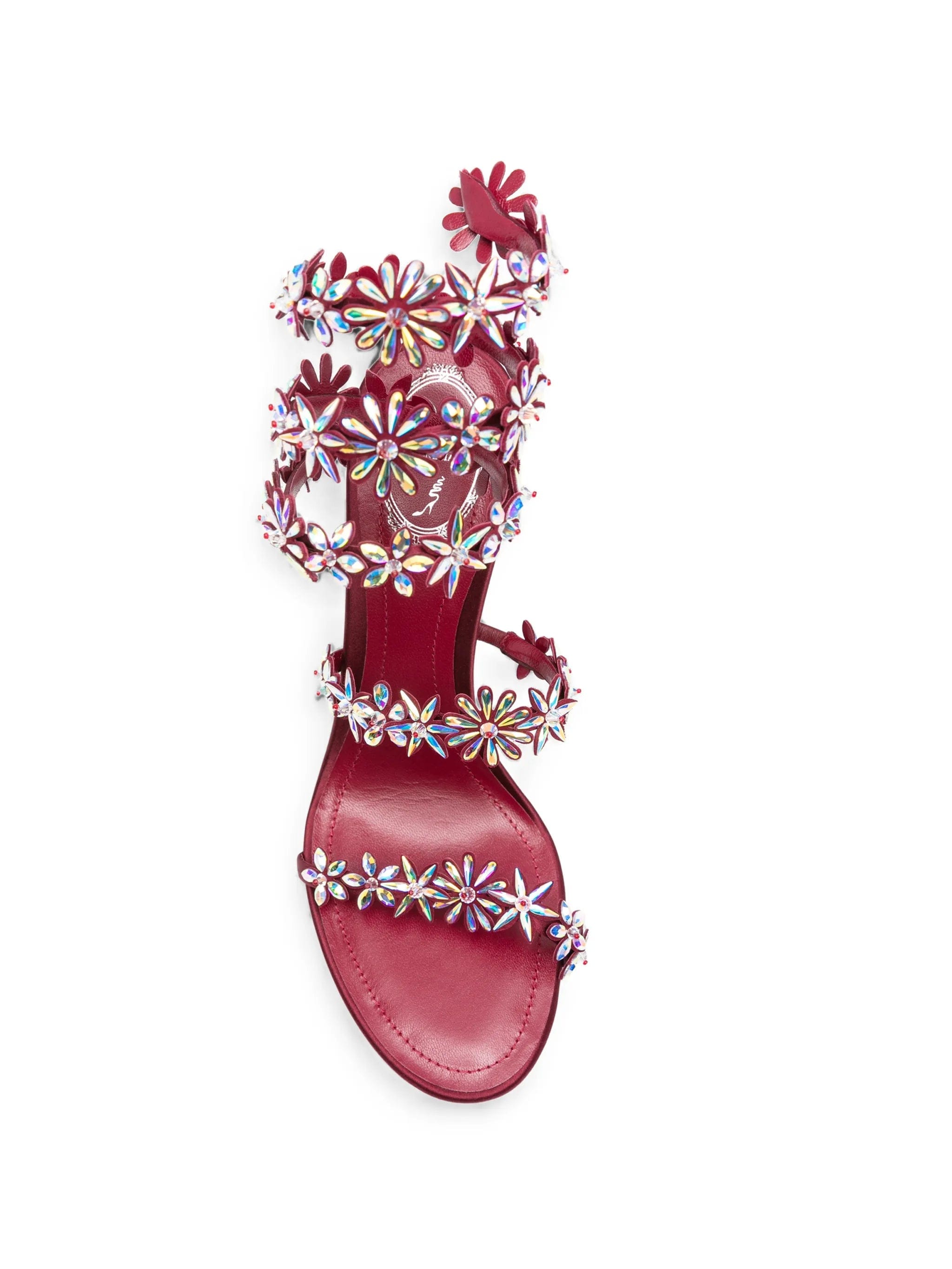 René Caovilla Eva crystal - embellished heeled sandals