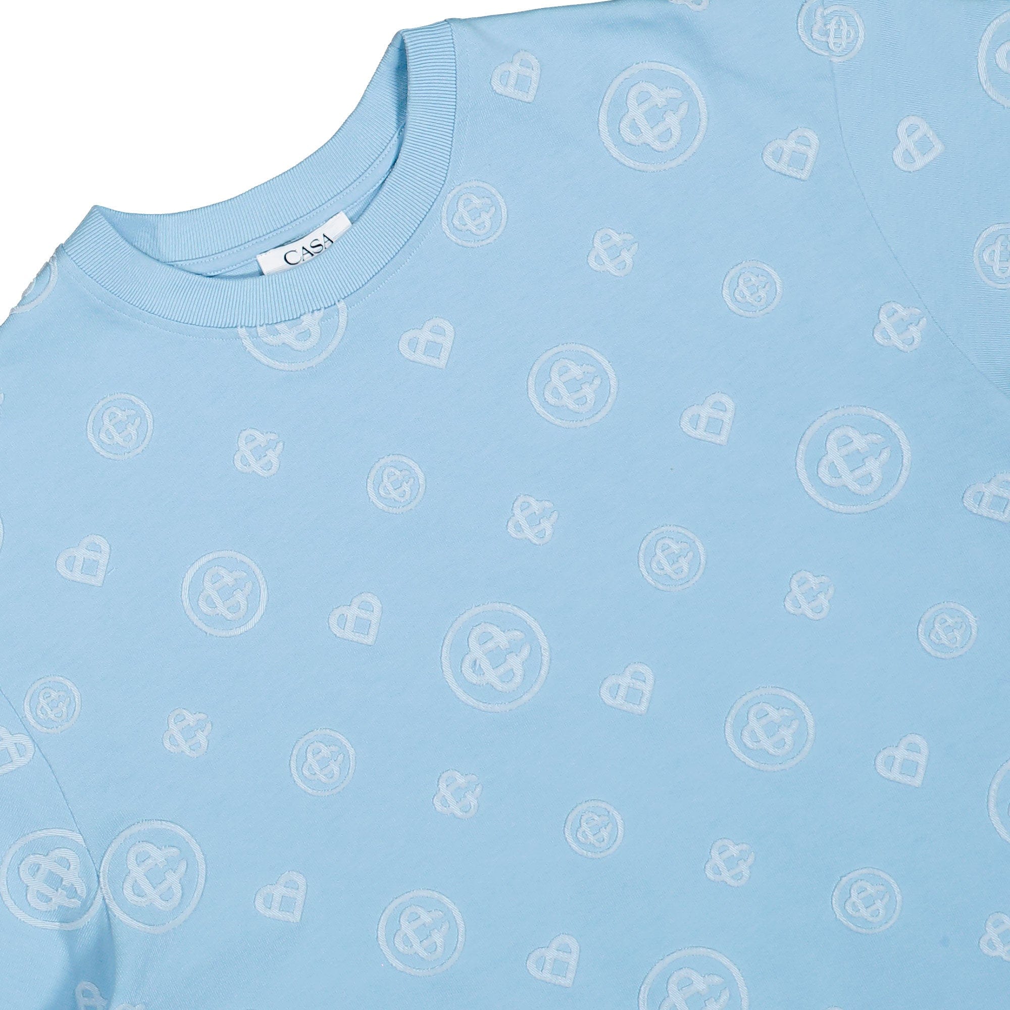 Casablanca Applique Monogram Oversized T - Shirt