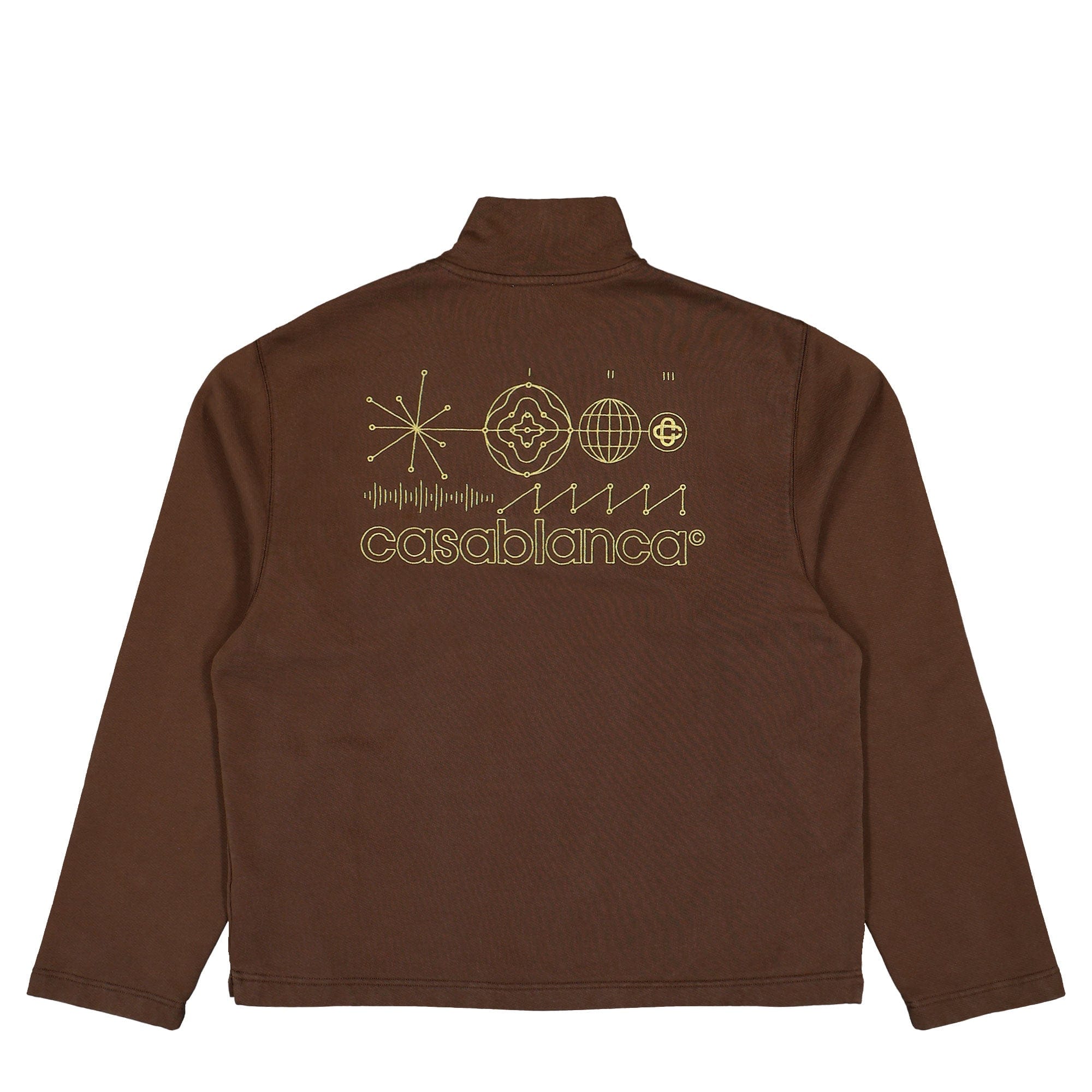 Casablanca Code De Civilisation Quarter Zip Sweatshirt
