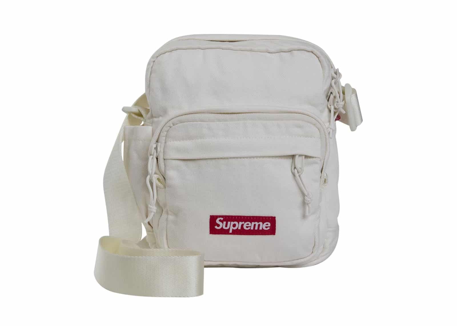 Supreme Clothing & Accessories Supreme Denim Shoulder Bag White