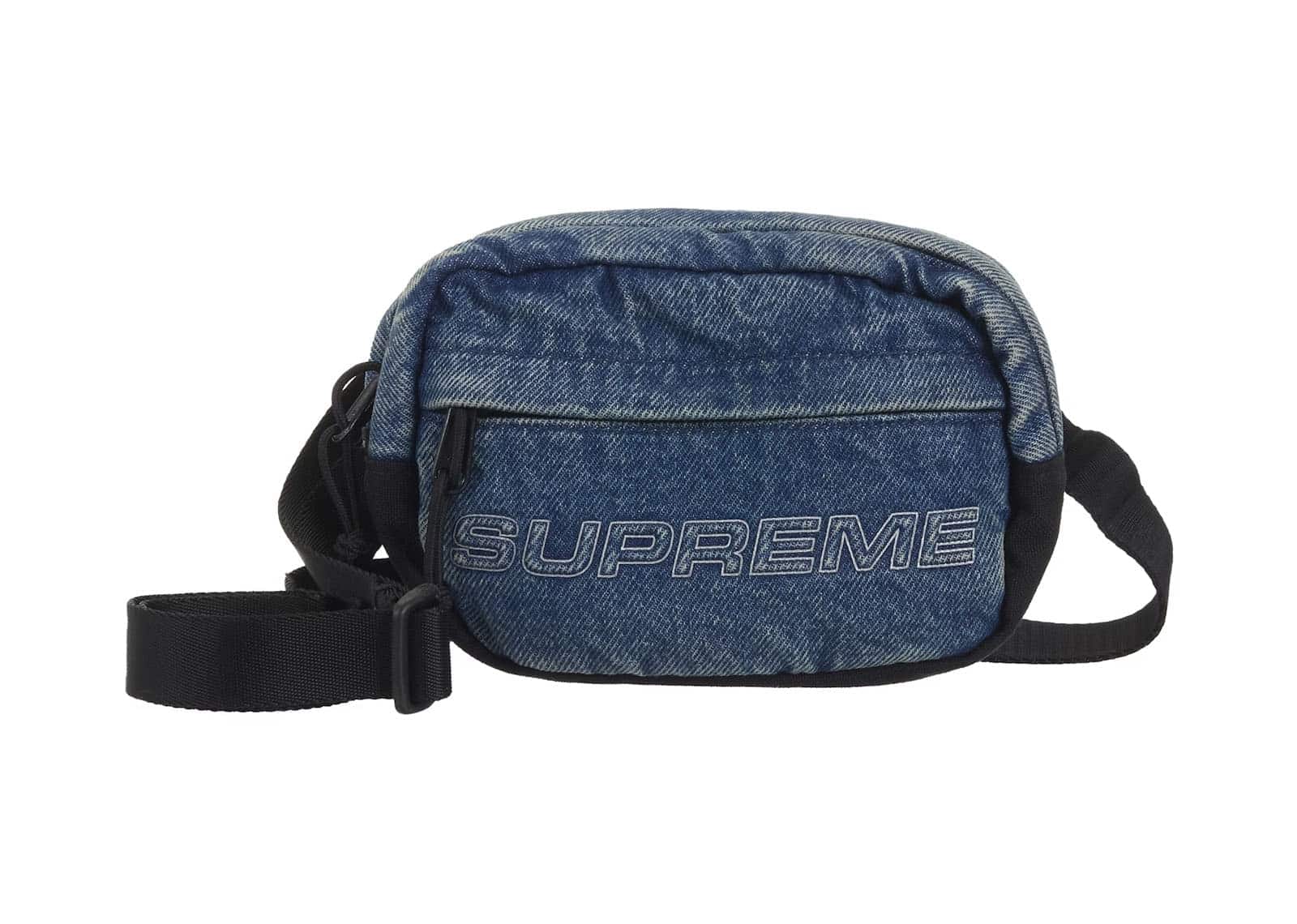 Supreme Clothing & Accessories Supreme Denim Mini Shoulder Bag Washed Indigo
