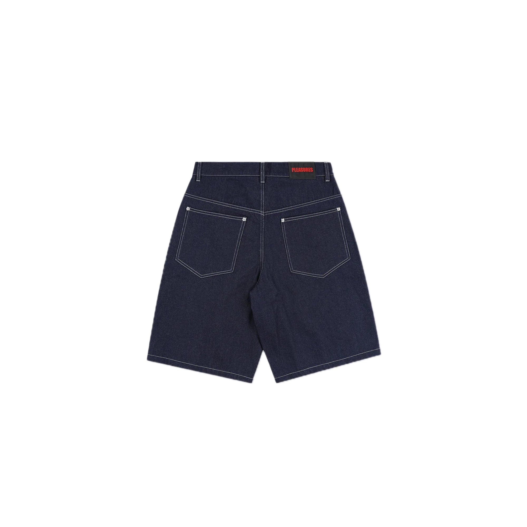 Pleasures Mens Skull Denim Shorts