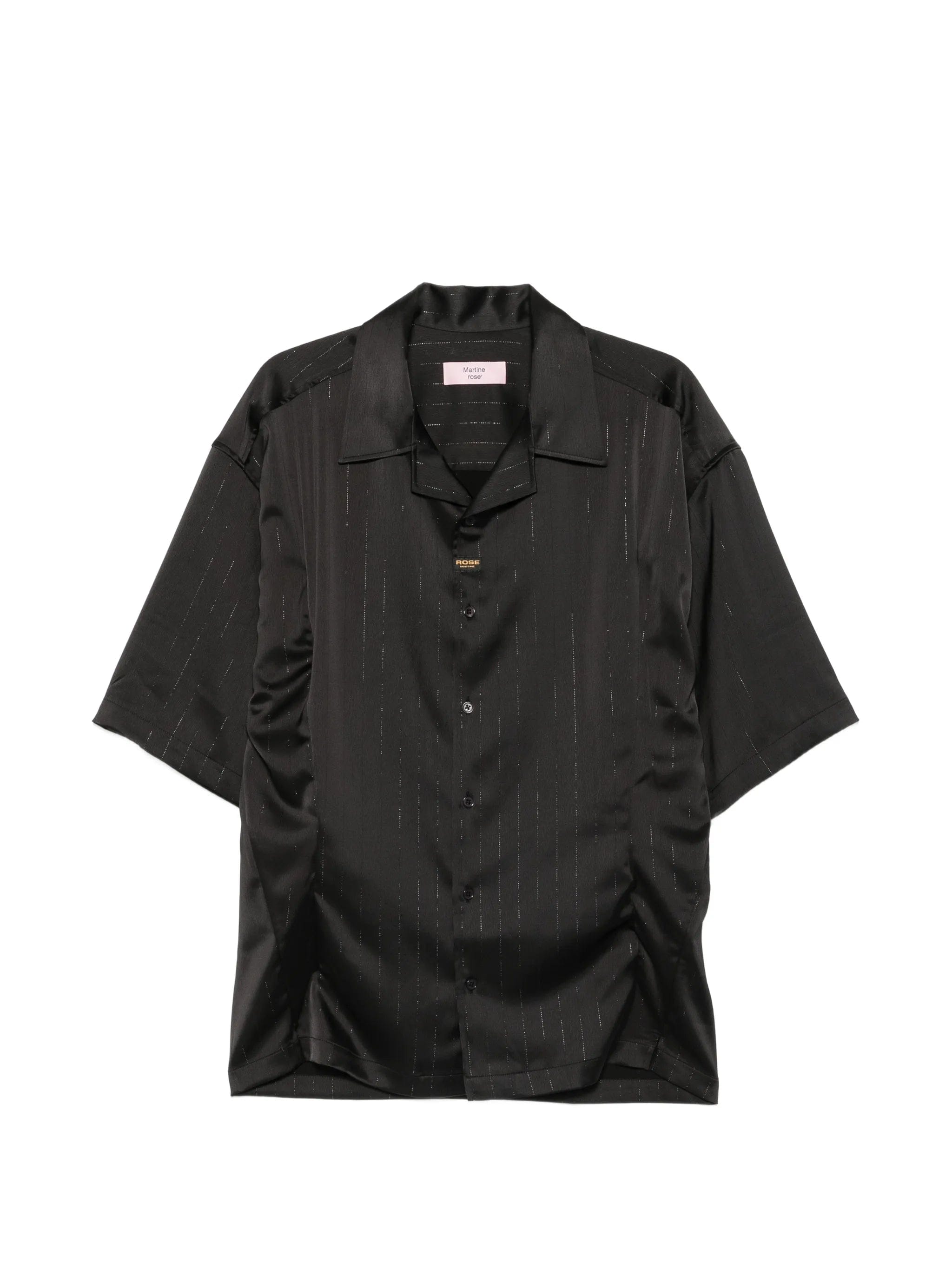Martine Rose striped short - sleeve shirt