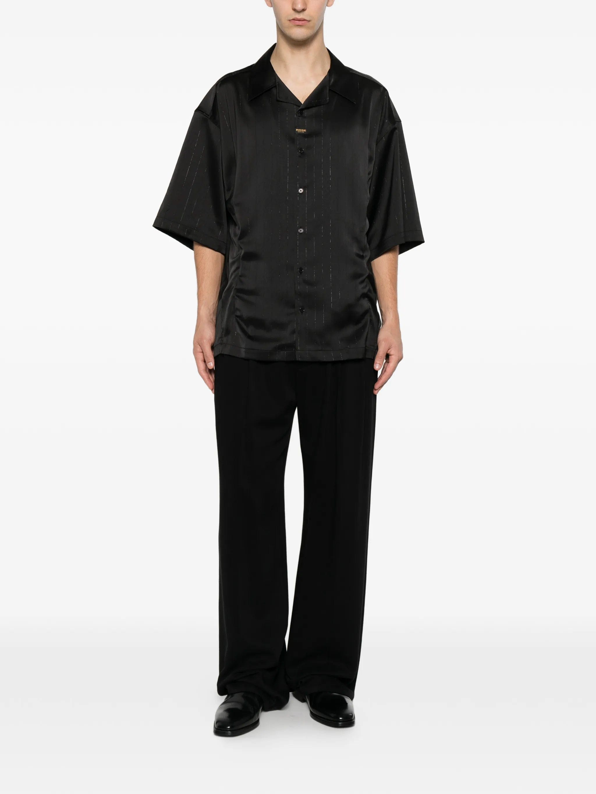 Martine Rose striped short - sleeve shirt