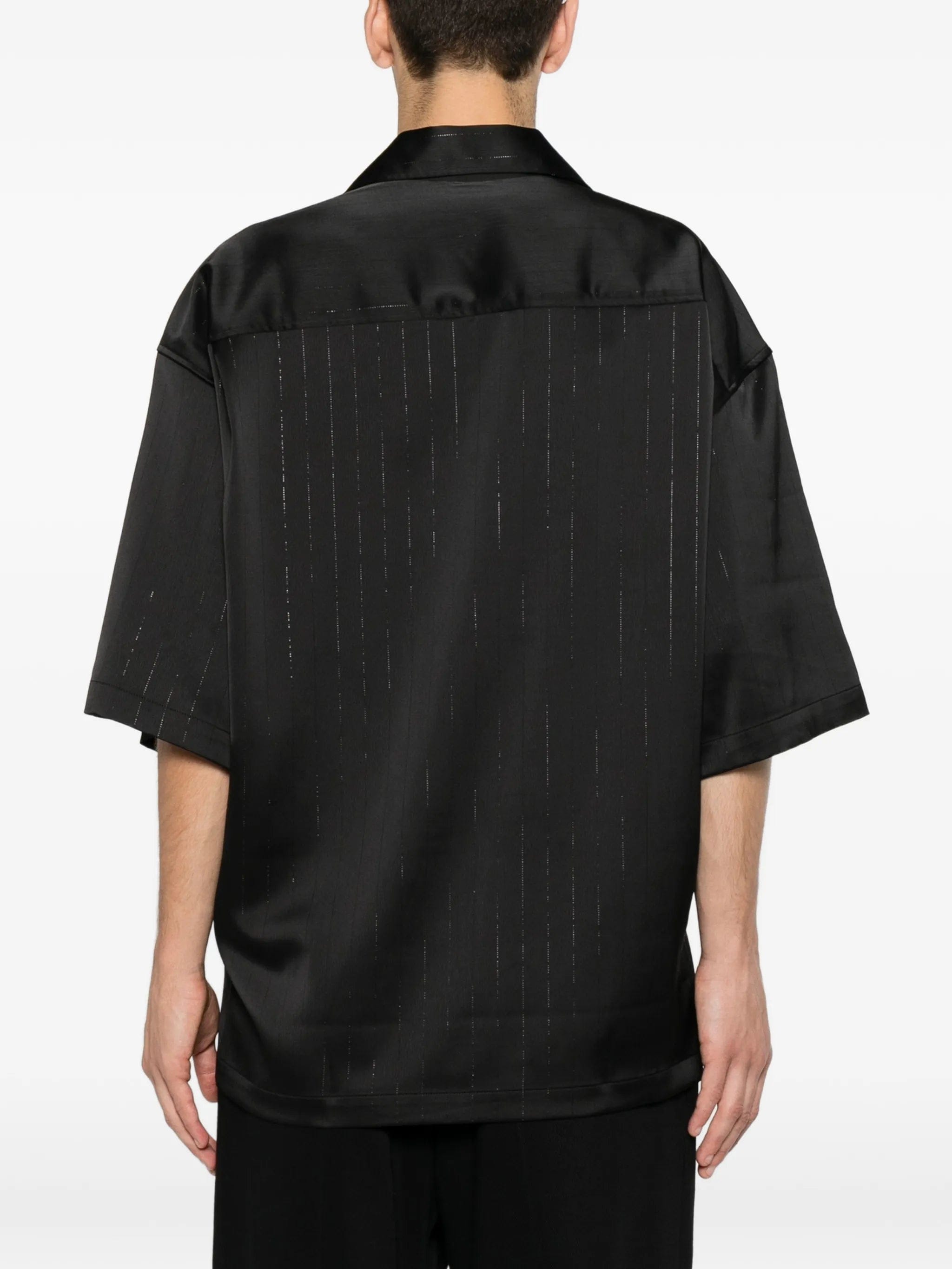 Martine Rose striped short - sleeve shirt