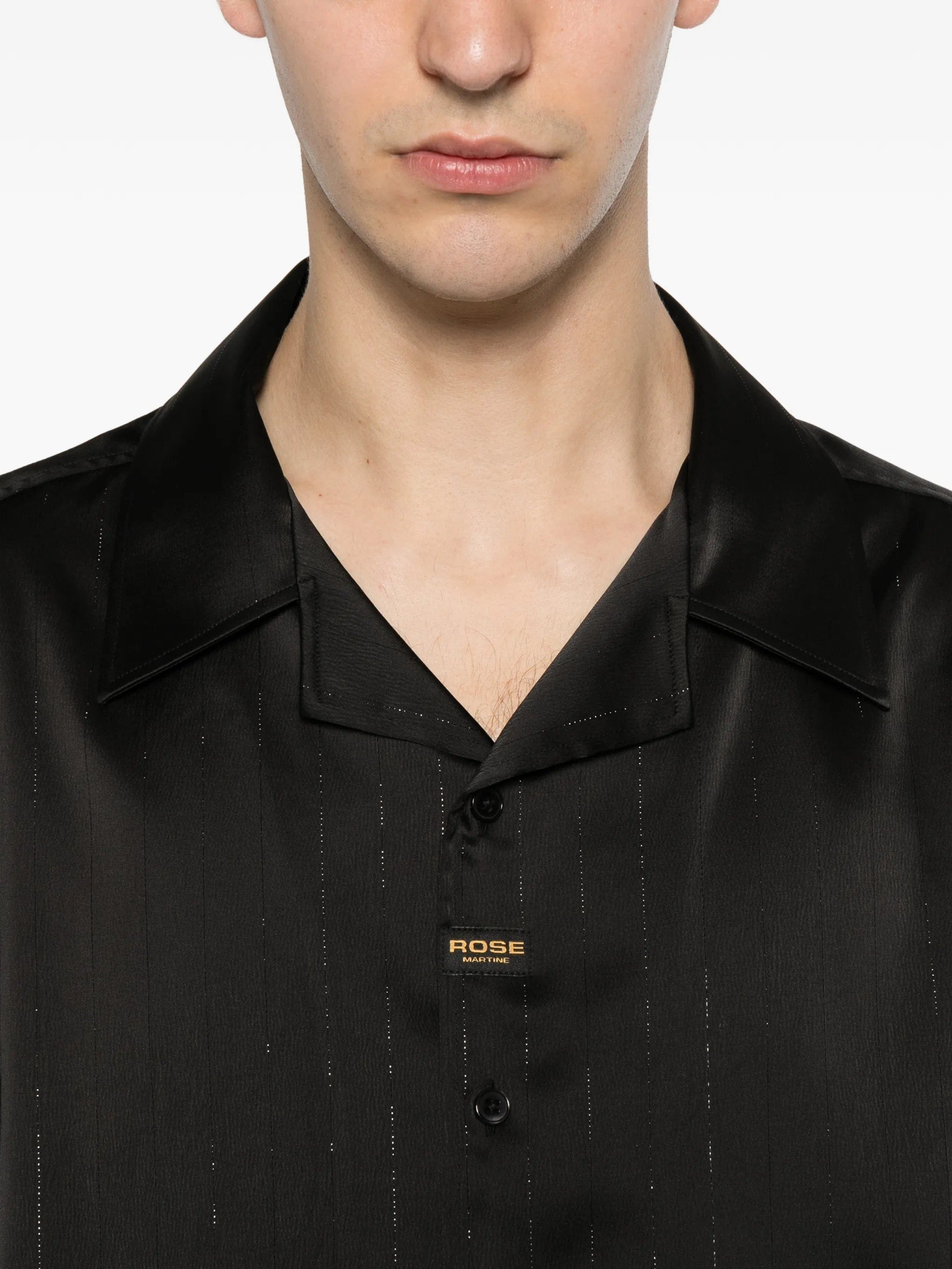 Martine Rose striped short - sleeve shirt