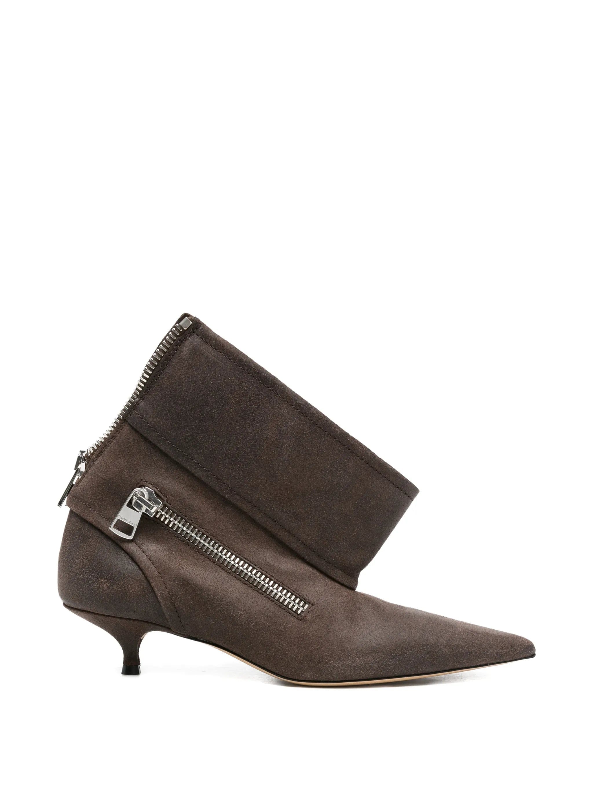 JW Anderson kitten - heel biker boots