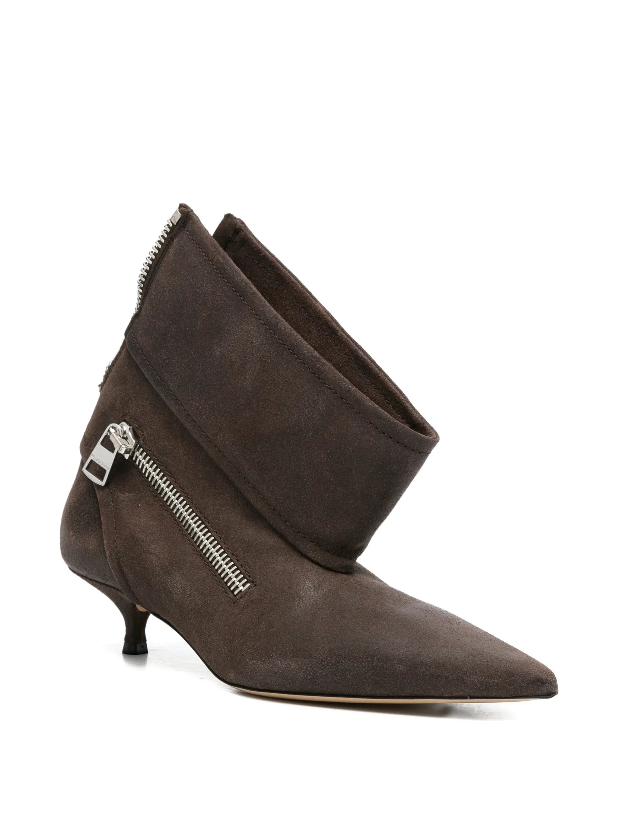 JW Anderson kitten - heel biker boots
