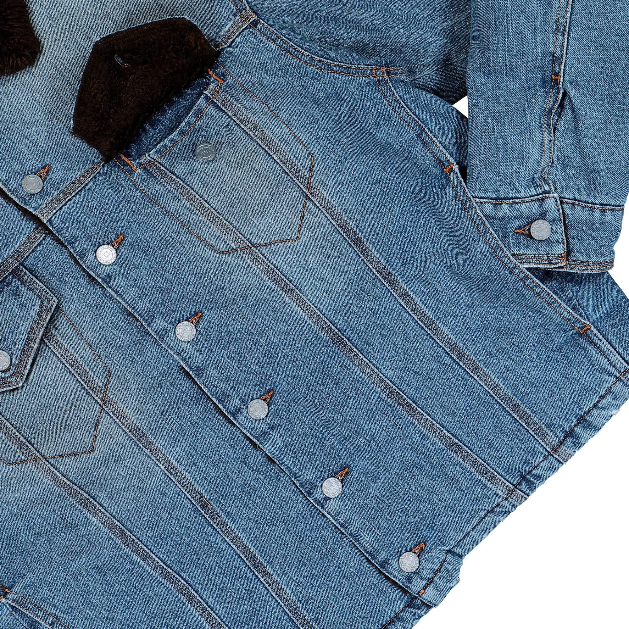 ERL Breakwater Wash Denim Woven Jacket