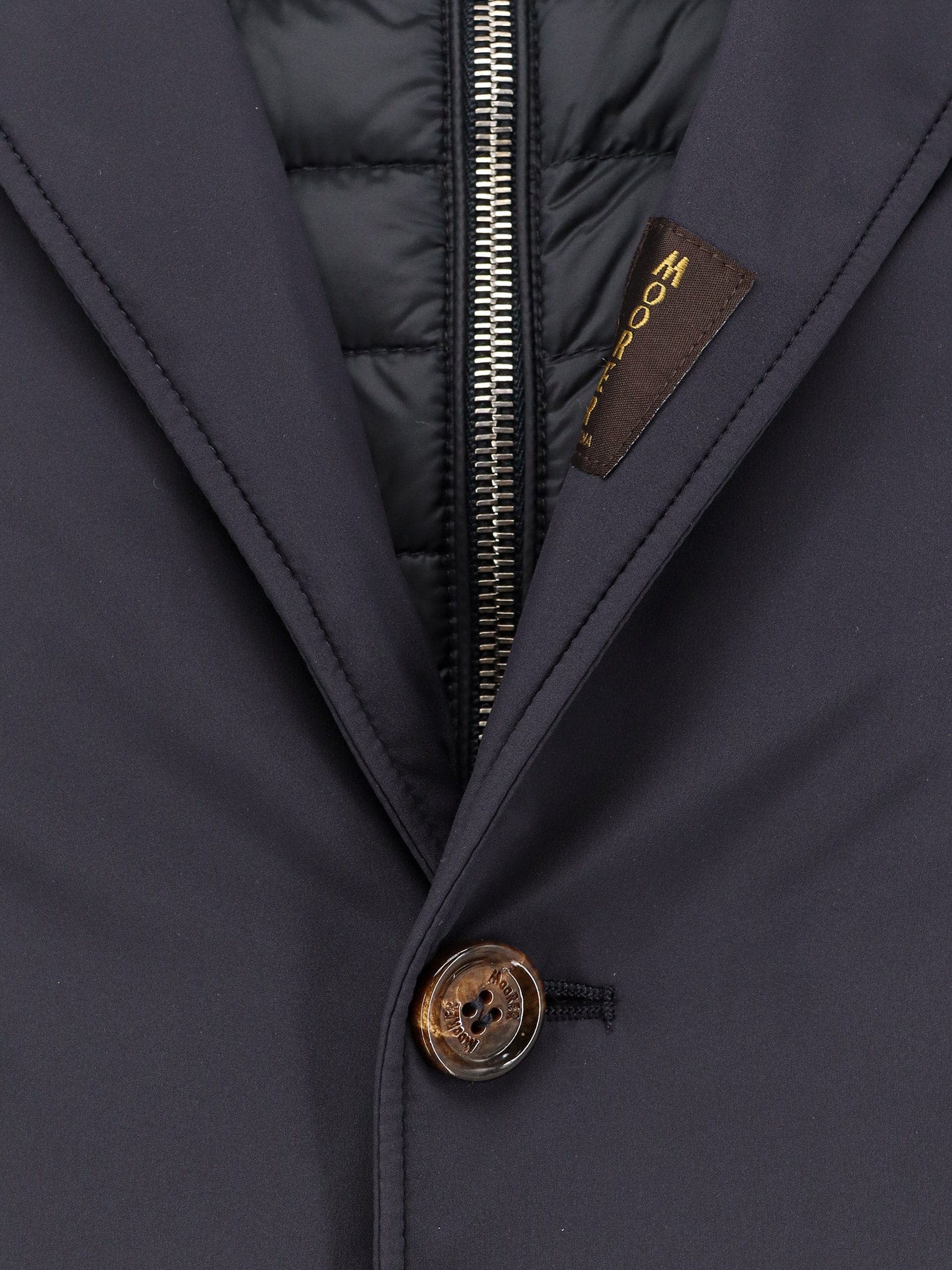 Moorer Redon - Skt padded nylon long jacket
