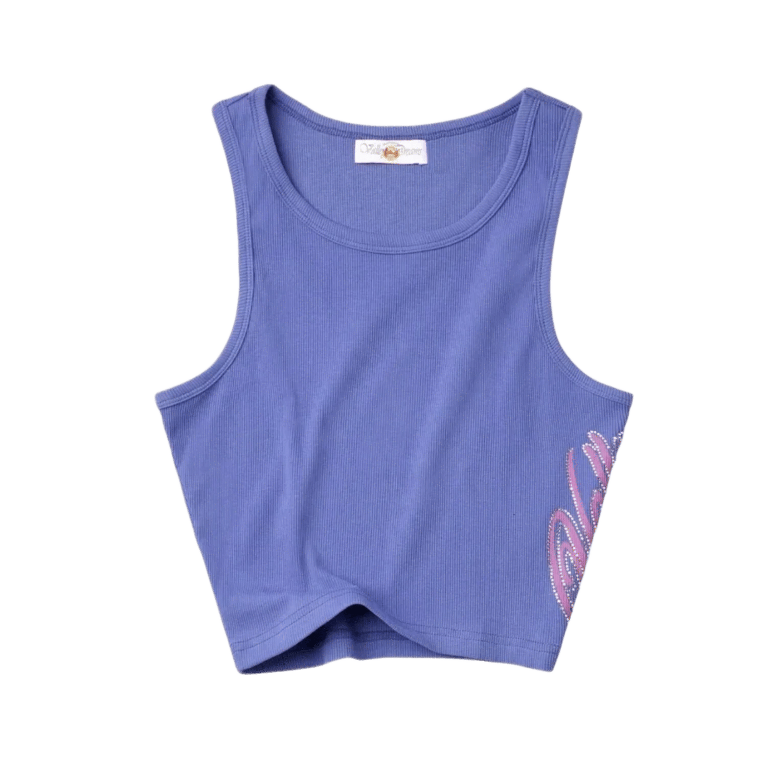 Vale Forever Bling Tank Top Blue