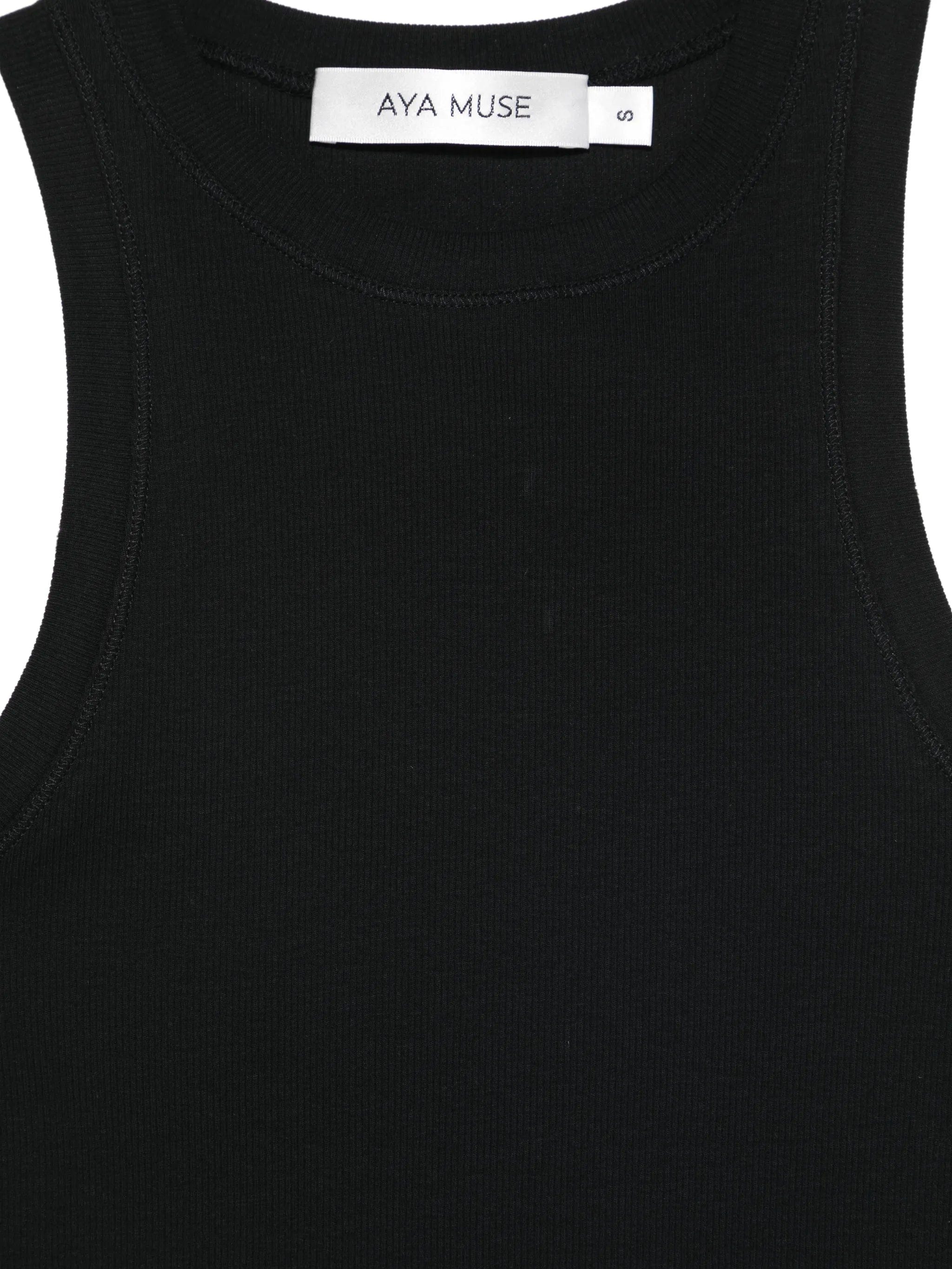 Aya Muse crew - neck tank top