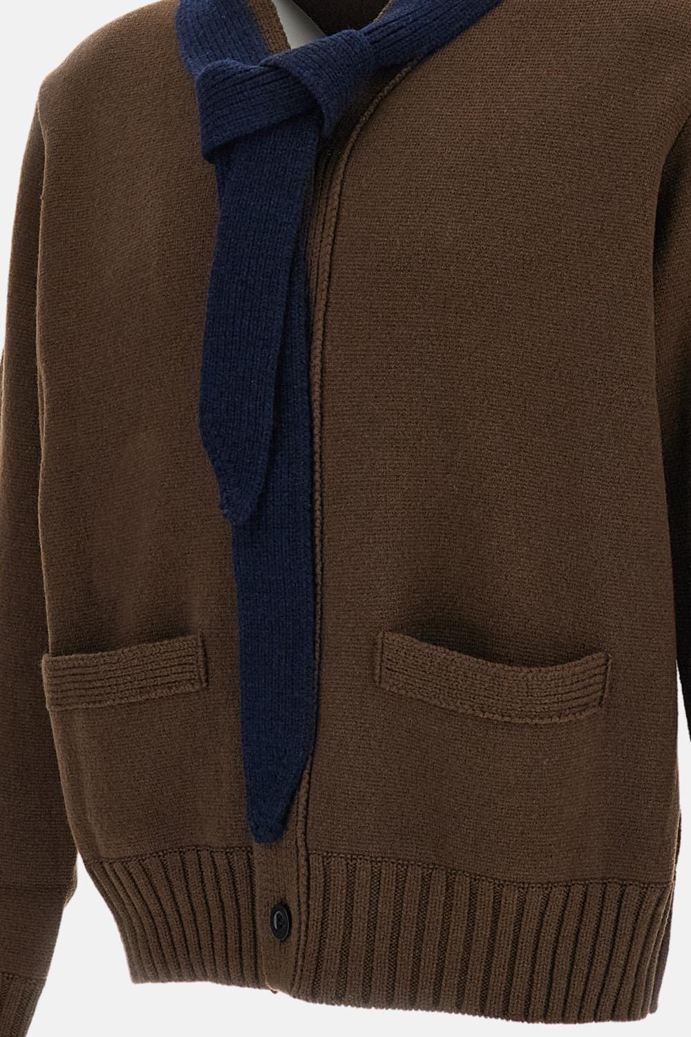 Sacai CARDIGAN IN MAGLIA DI LANA