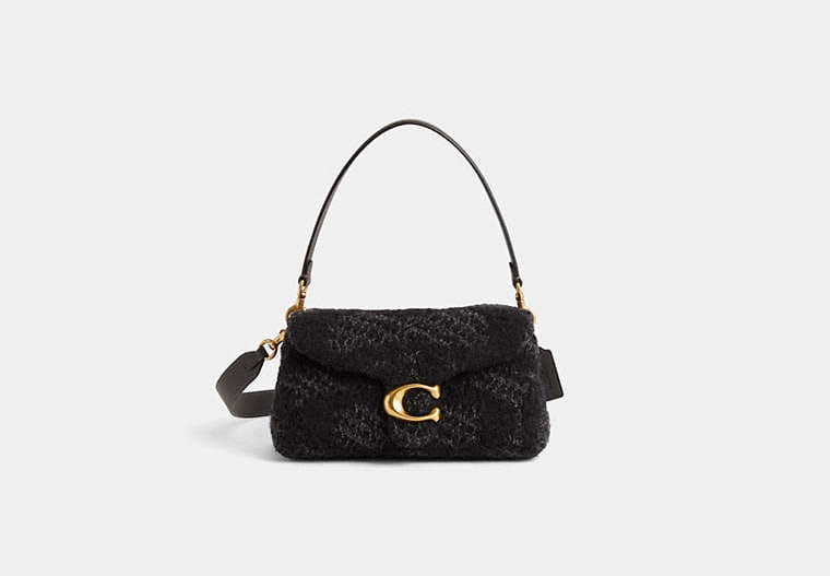 SOFT Restored Soft Tabby Shoulder Bag In Signature Knit