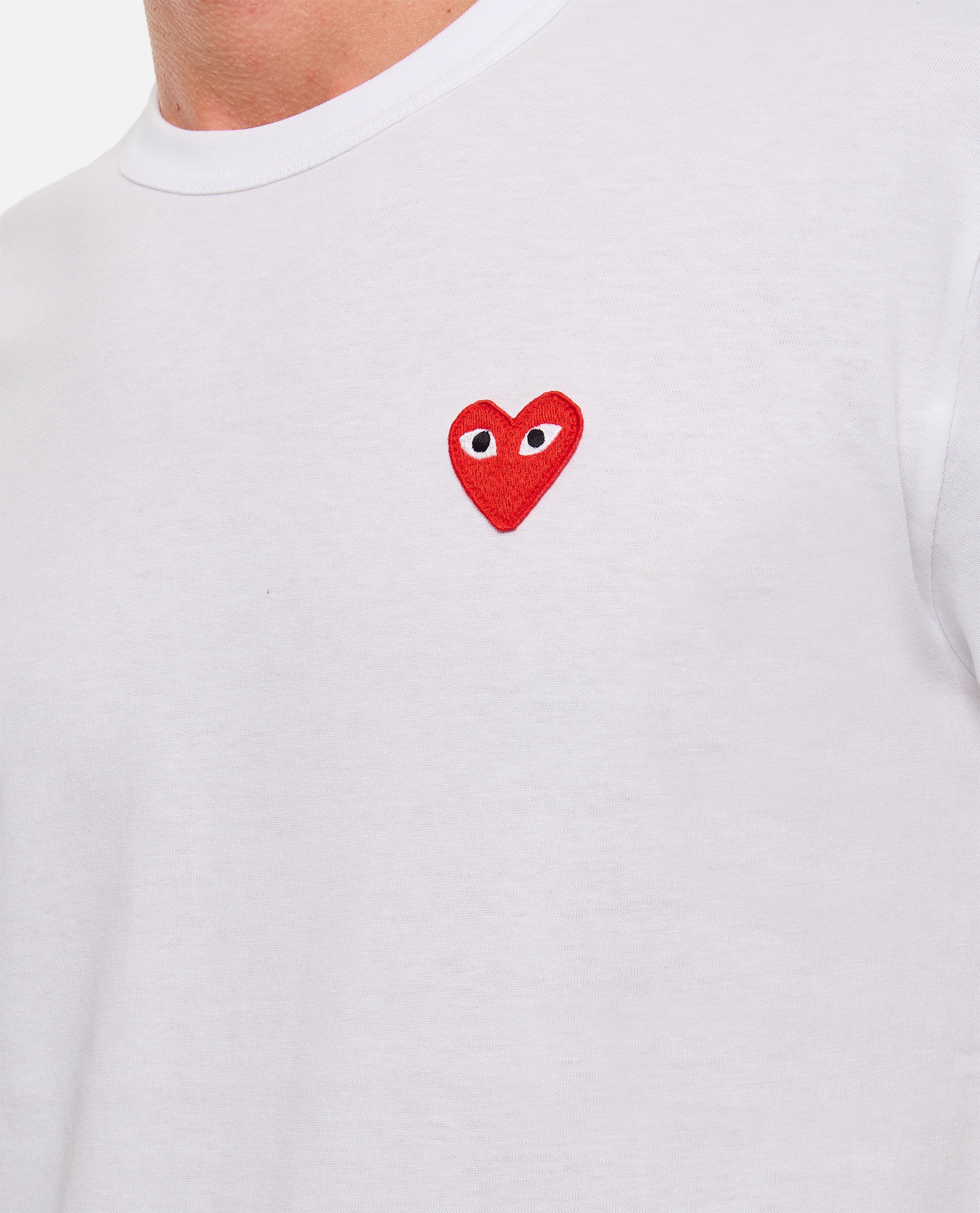 Comme des Garçons Play T - SHIRT BIANCA CON LOGO