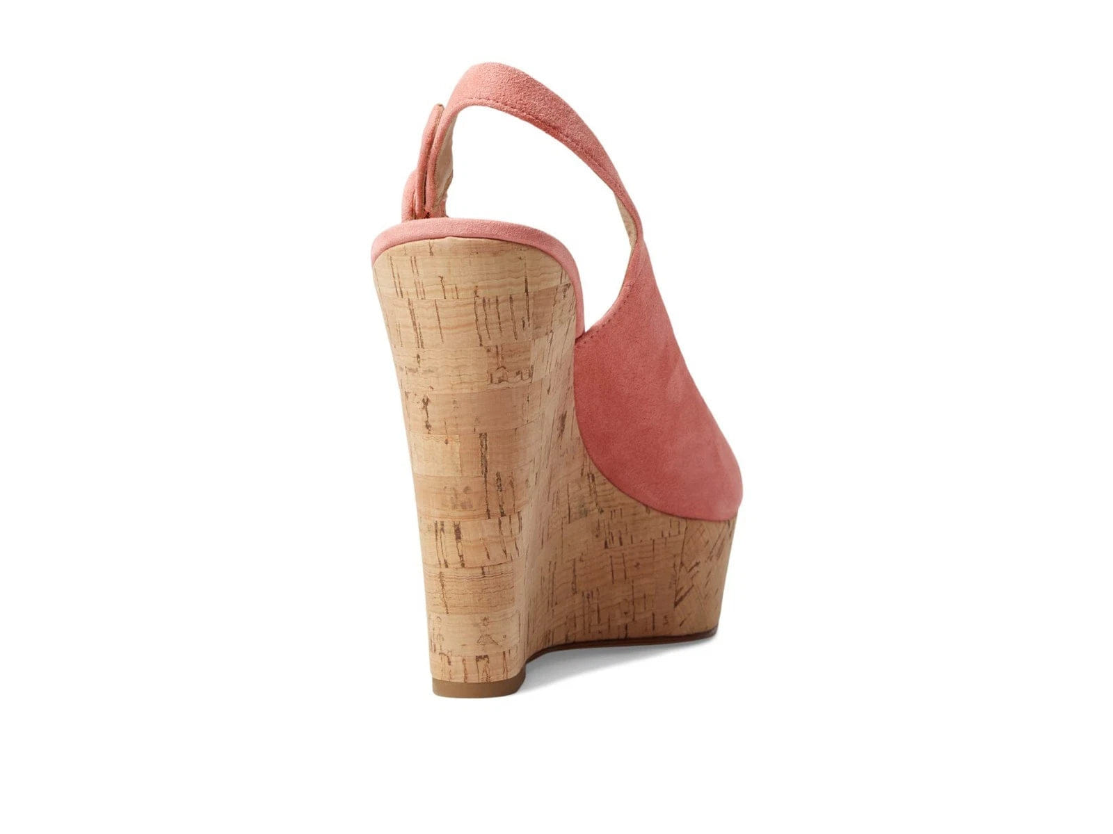 Veronica Beard Dali Sandals Womens Peach Suede Peep Toe Wedge Heel ZOGG2774