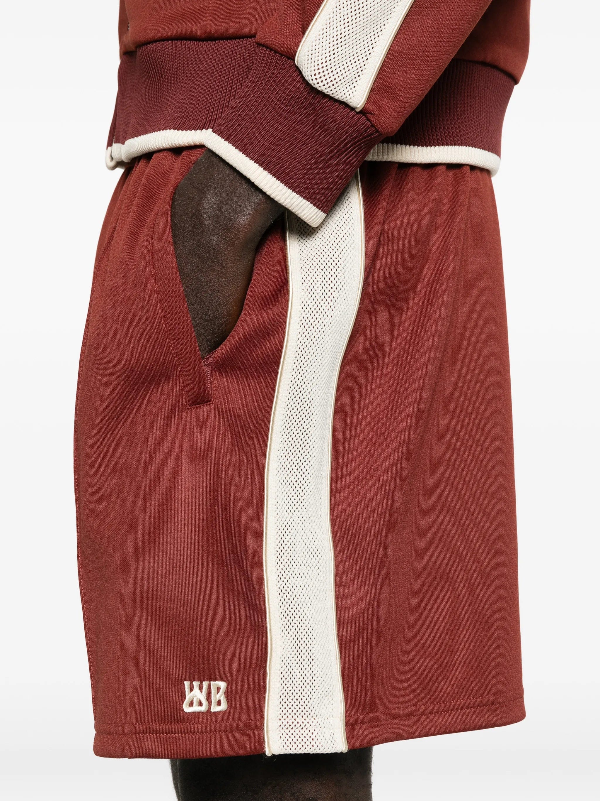 Wales Bonner side panel motion shorts
