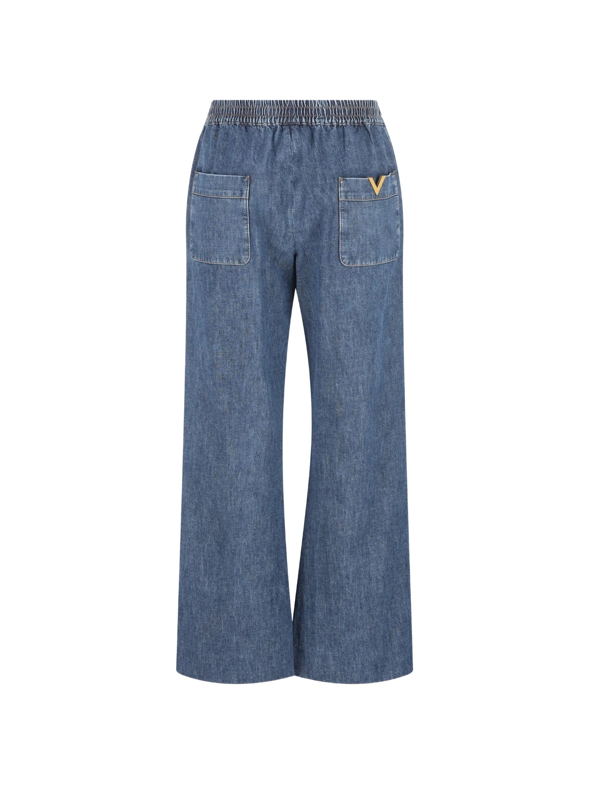 Valentino Garavani elastic - waist jeans