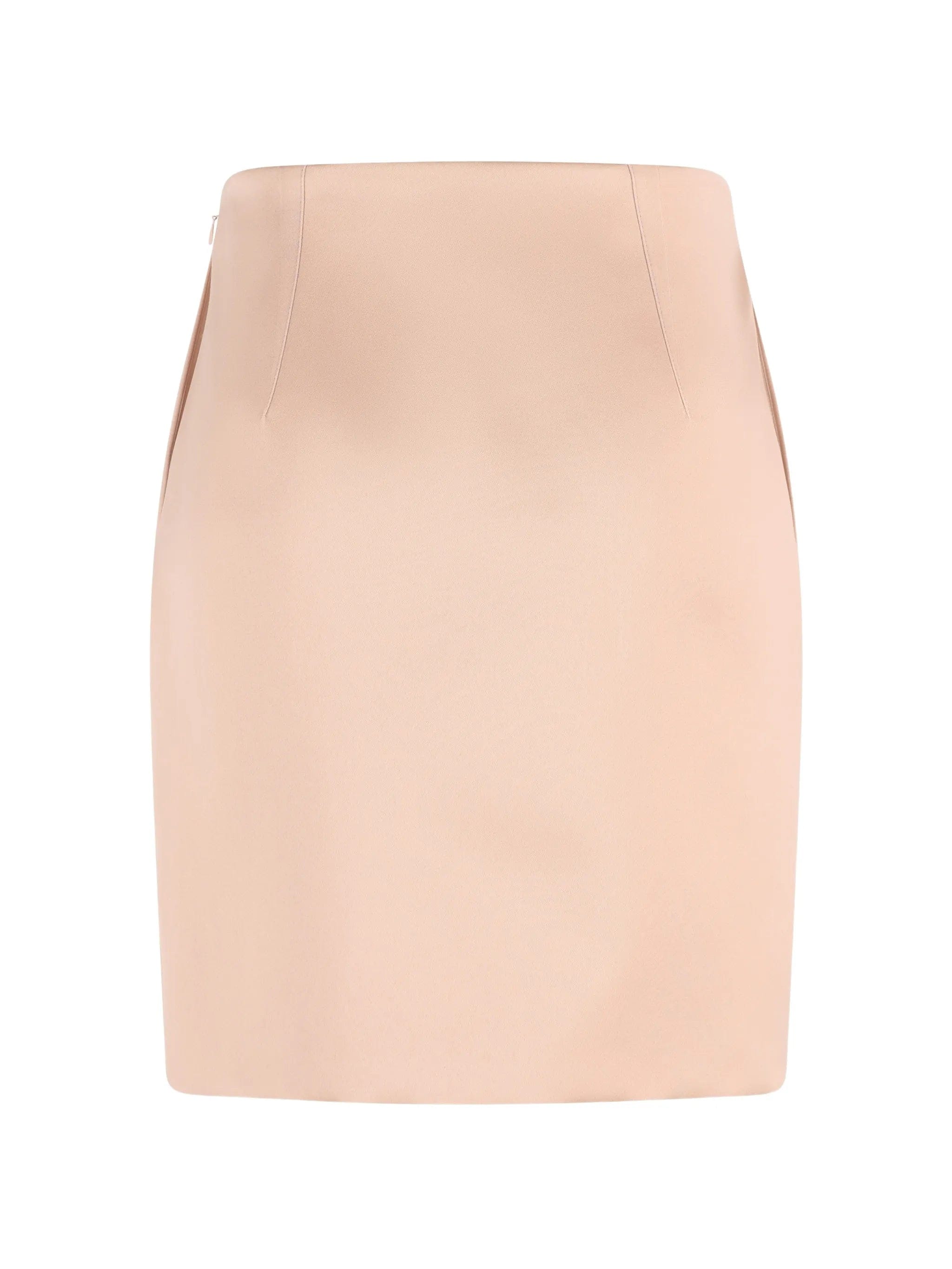 Chloé vertical stitching mini skirt