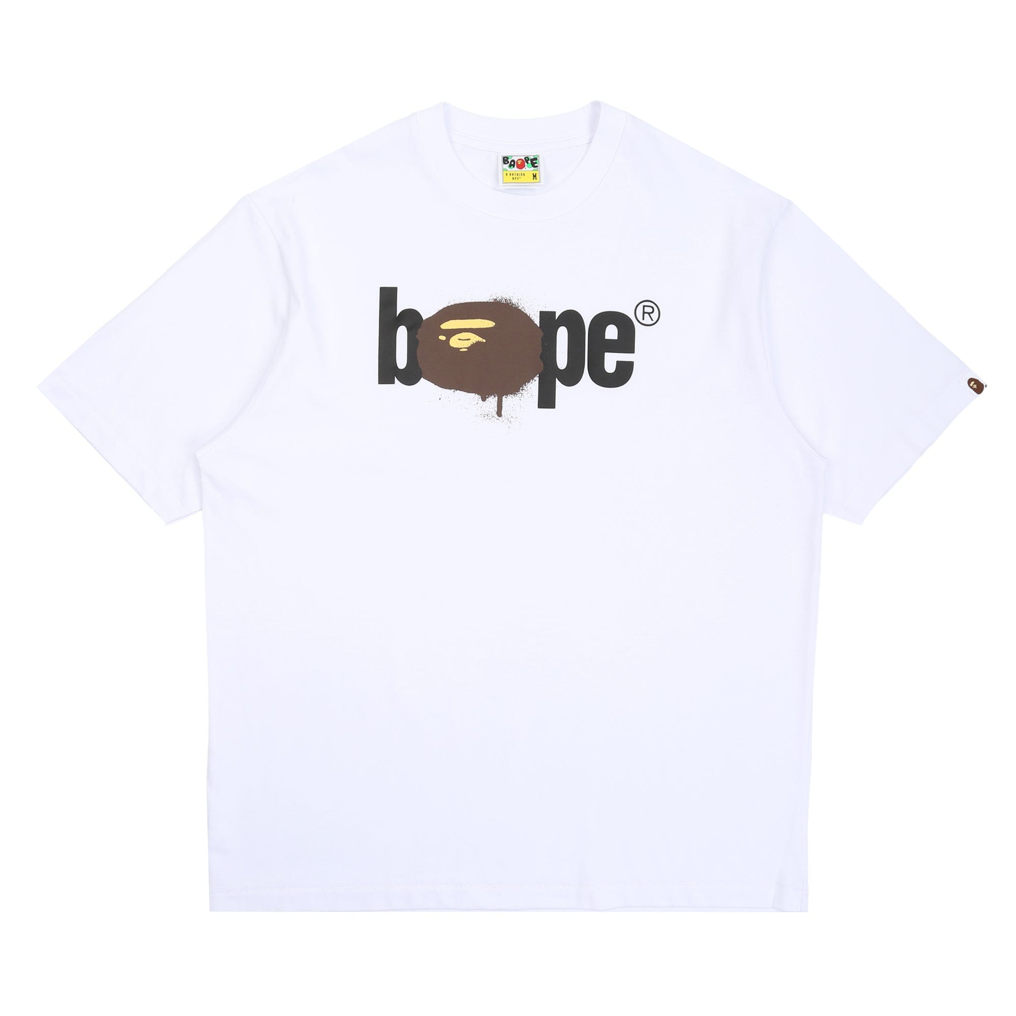A Bathing Ape Graffiti Bape Logo Relaxed T - Shirt - White