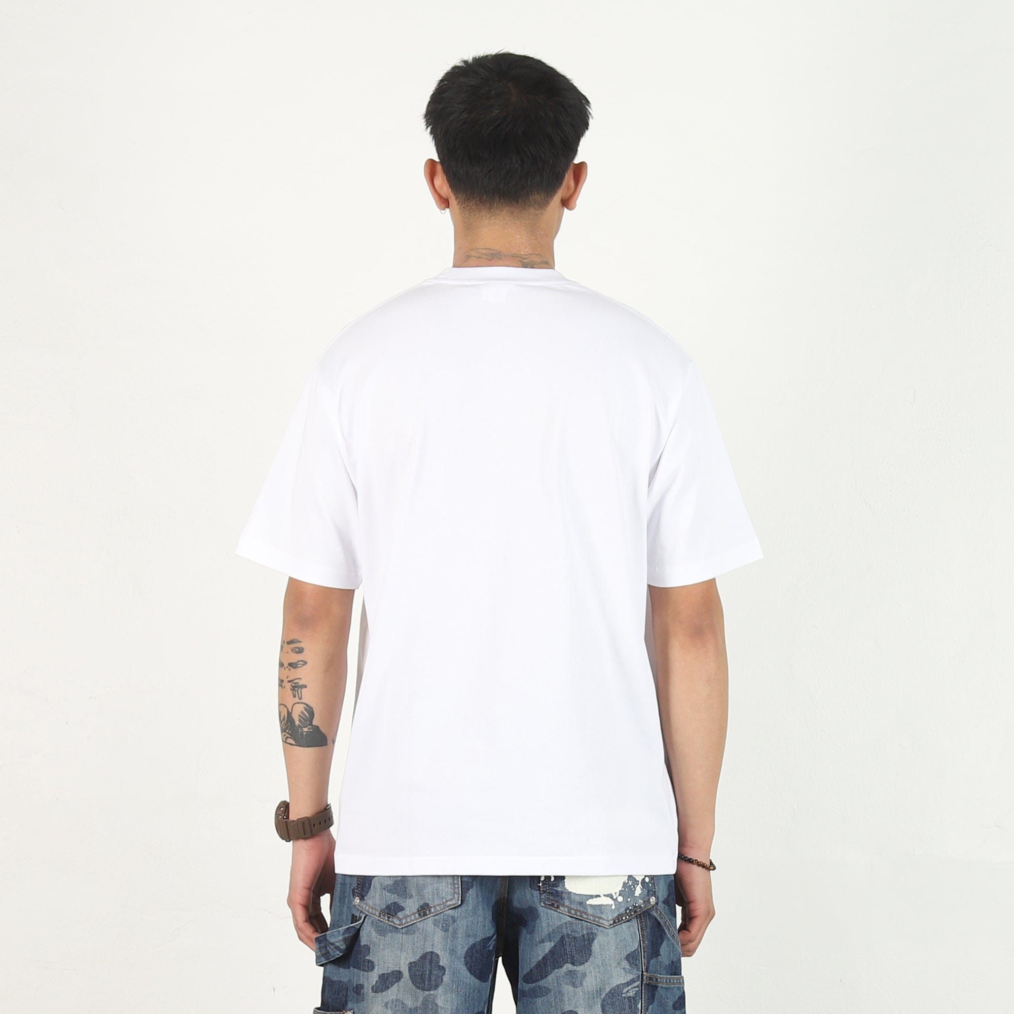A Bathing Ape Graffiti Bape Logo Relaxed T - Shirt - White