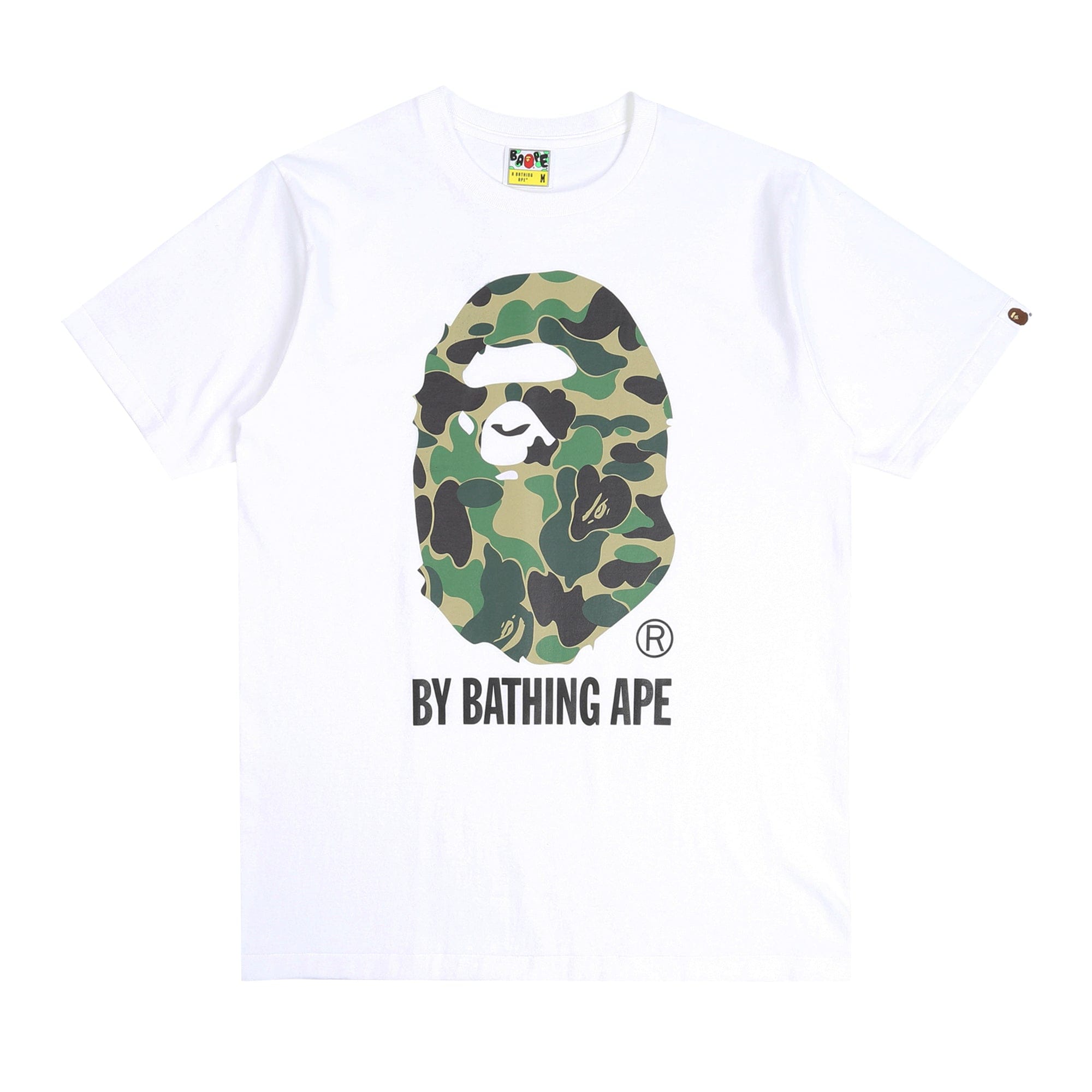 A Bathing Ape ABC Camo By Bathing Ape T - Shirt - White/Green