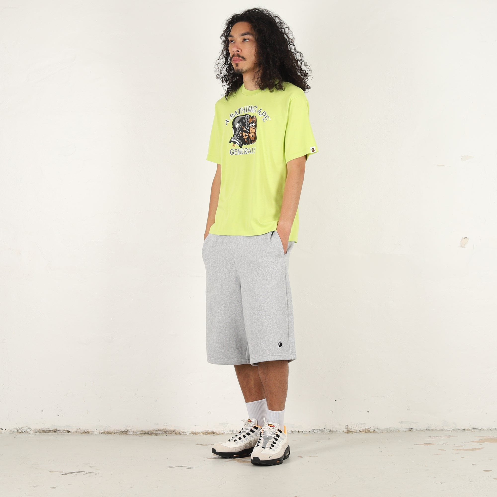 A Bathing Ape Ape General Drawn Relaxed Fit T - Shirt - Green