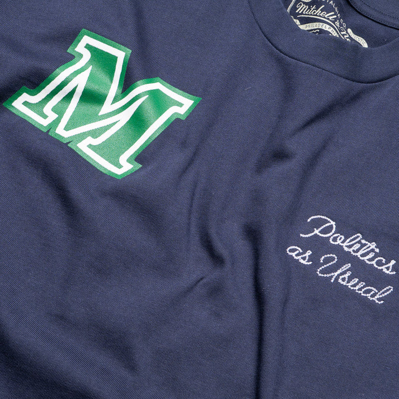 Mitchell & Ness Politics x Dallas Mavericks x Mitchell & Ness T-Shirt - Navy