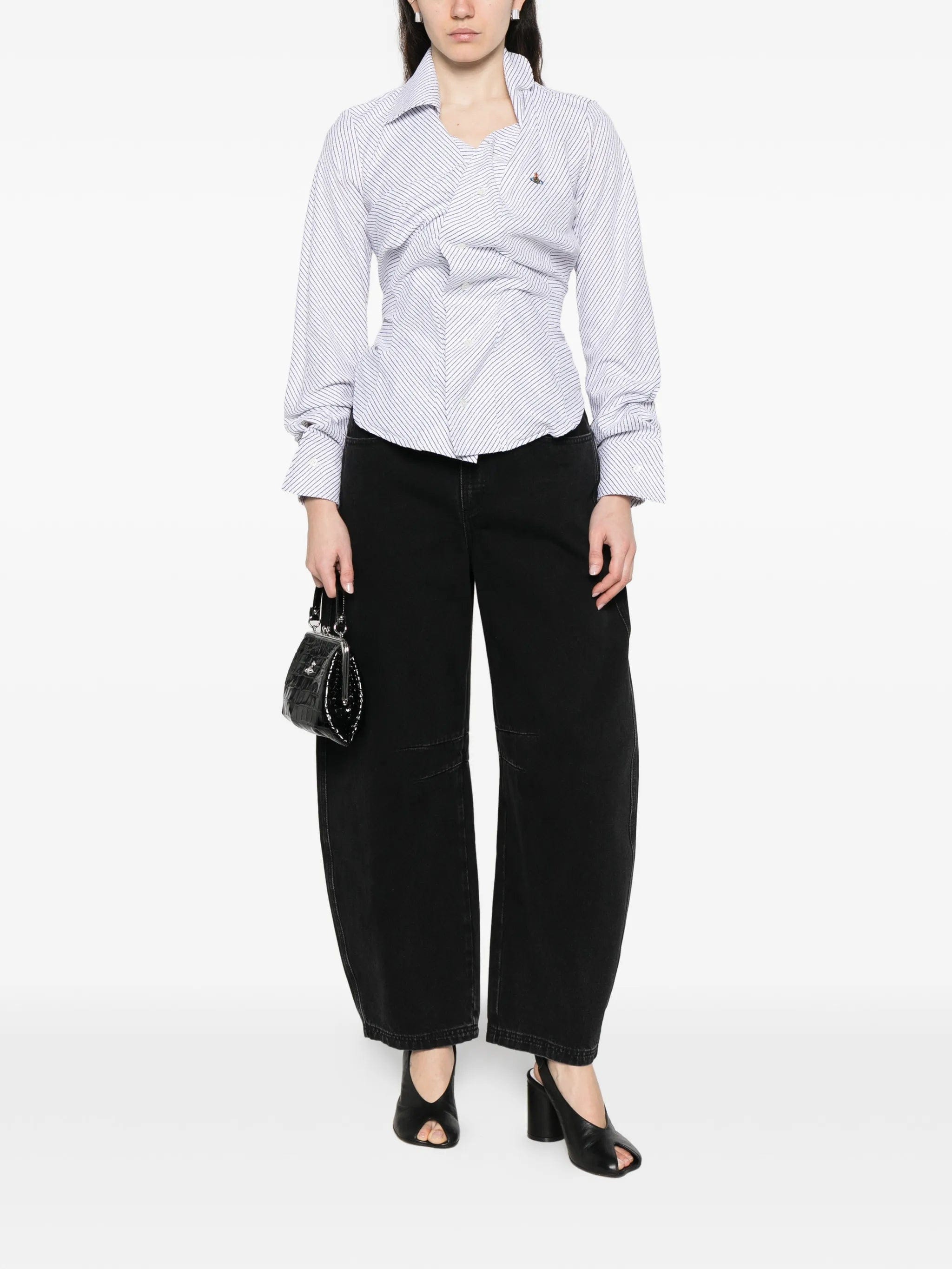 Vivienne Westwood Drunken striped shirt