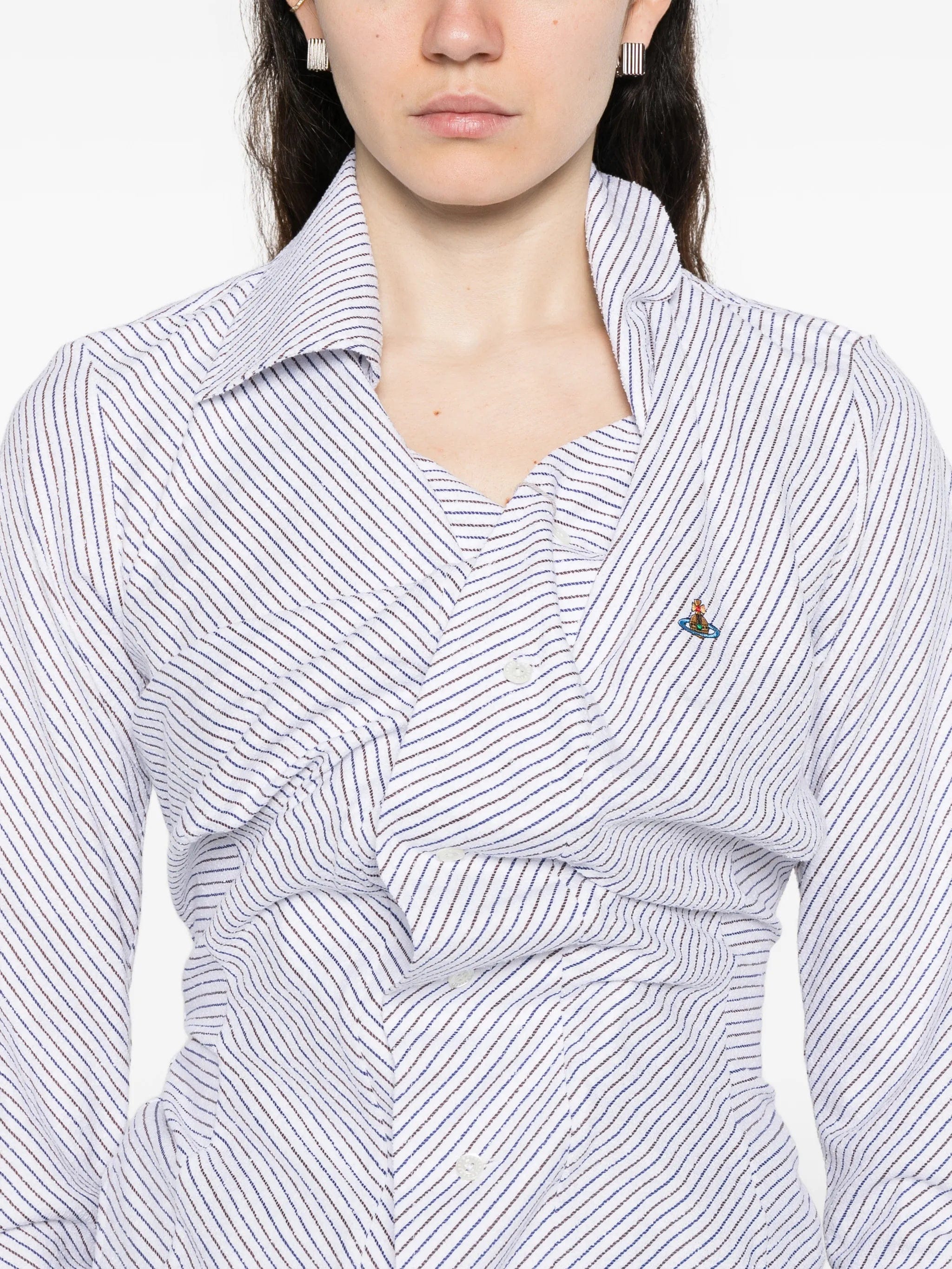 Vivienne Westwood Drunken striped shirt