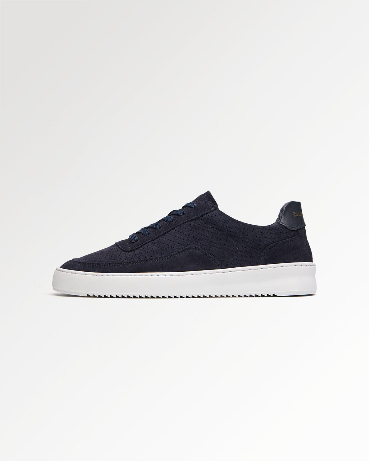 Conventional Mondo Suede Perforated Navy