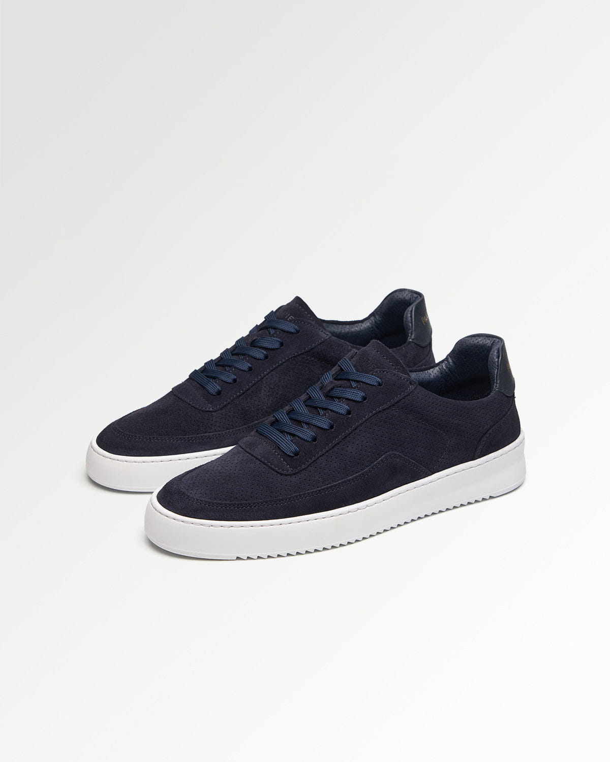 Conventional Mondo Suede Perforated Navy