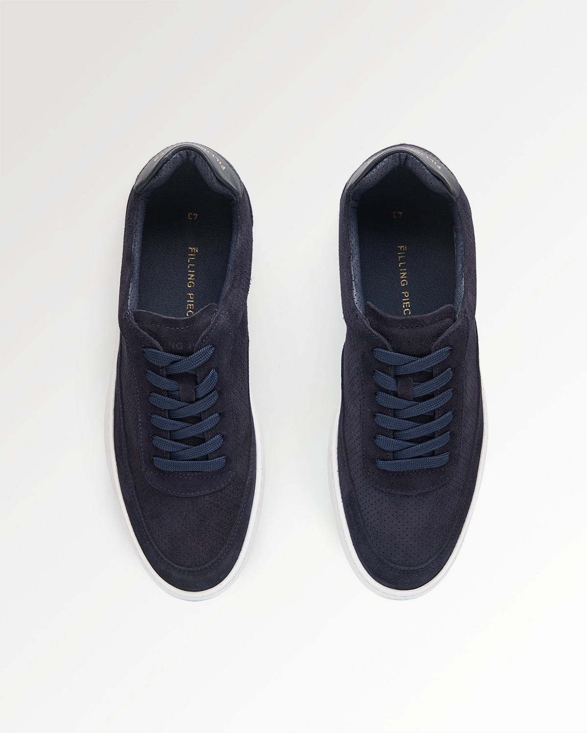 Conventional Mondo Suede Perforated Navy