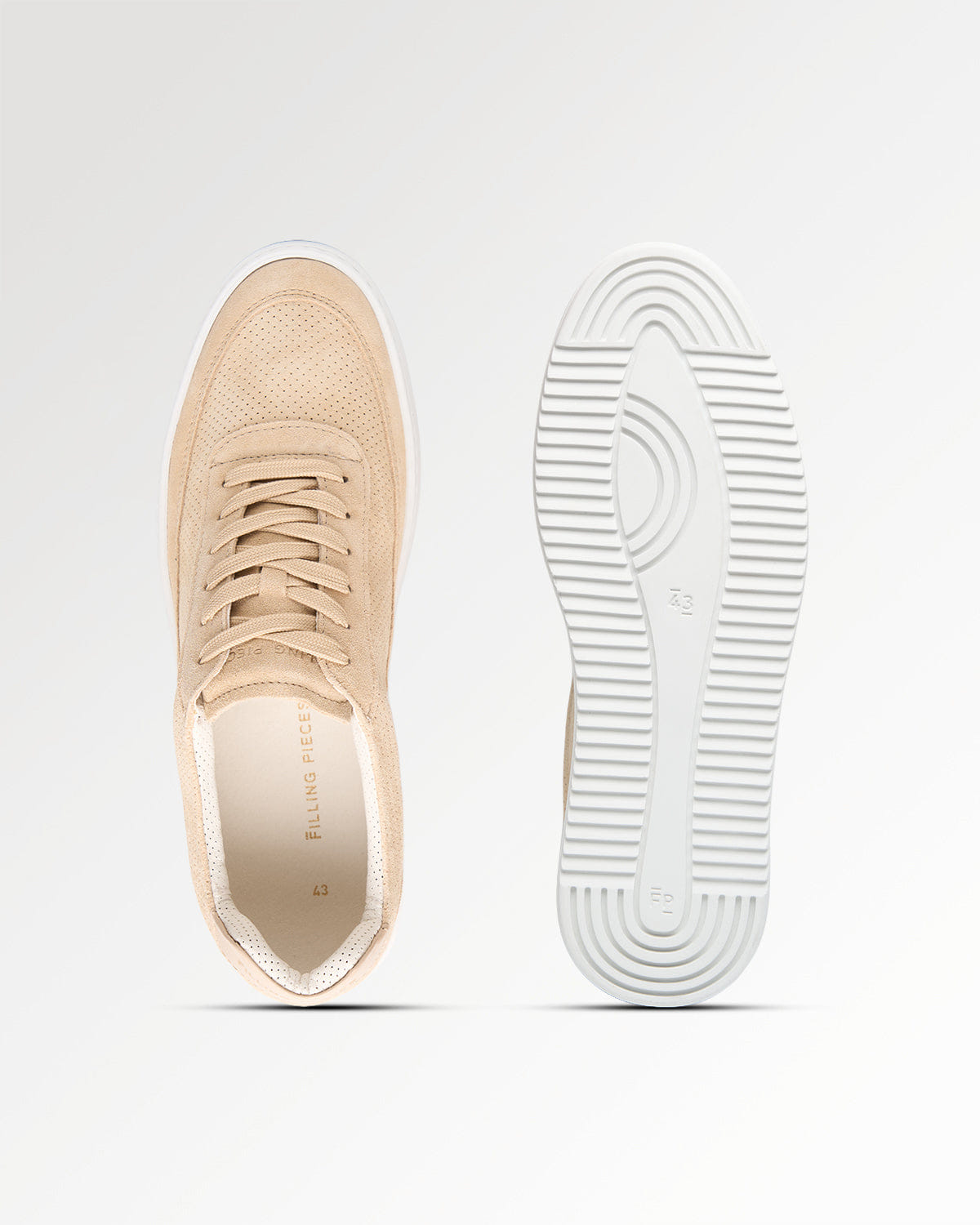 Conventional Mondo Suede Perforated Sand